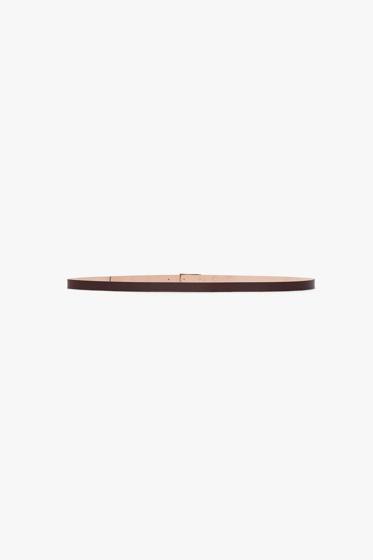 Micro Dorian Belt In Burgundy Leather