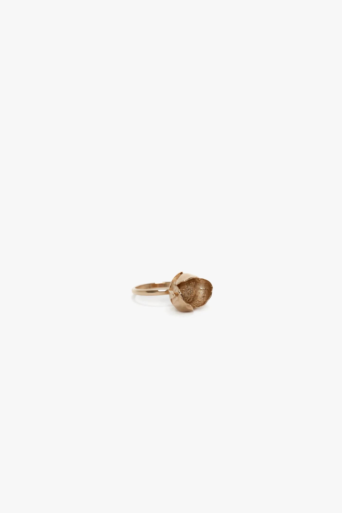 Camellia Flower Ring In Gold