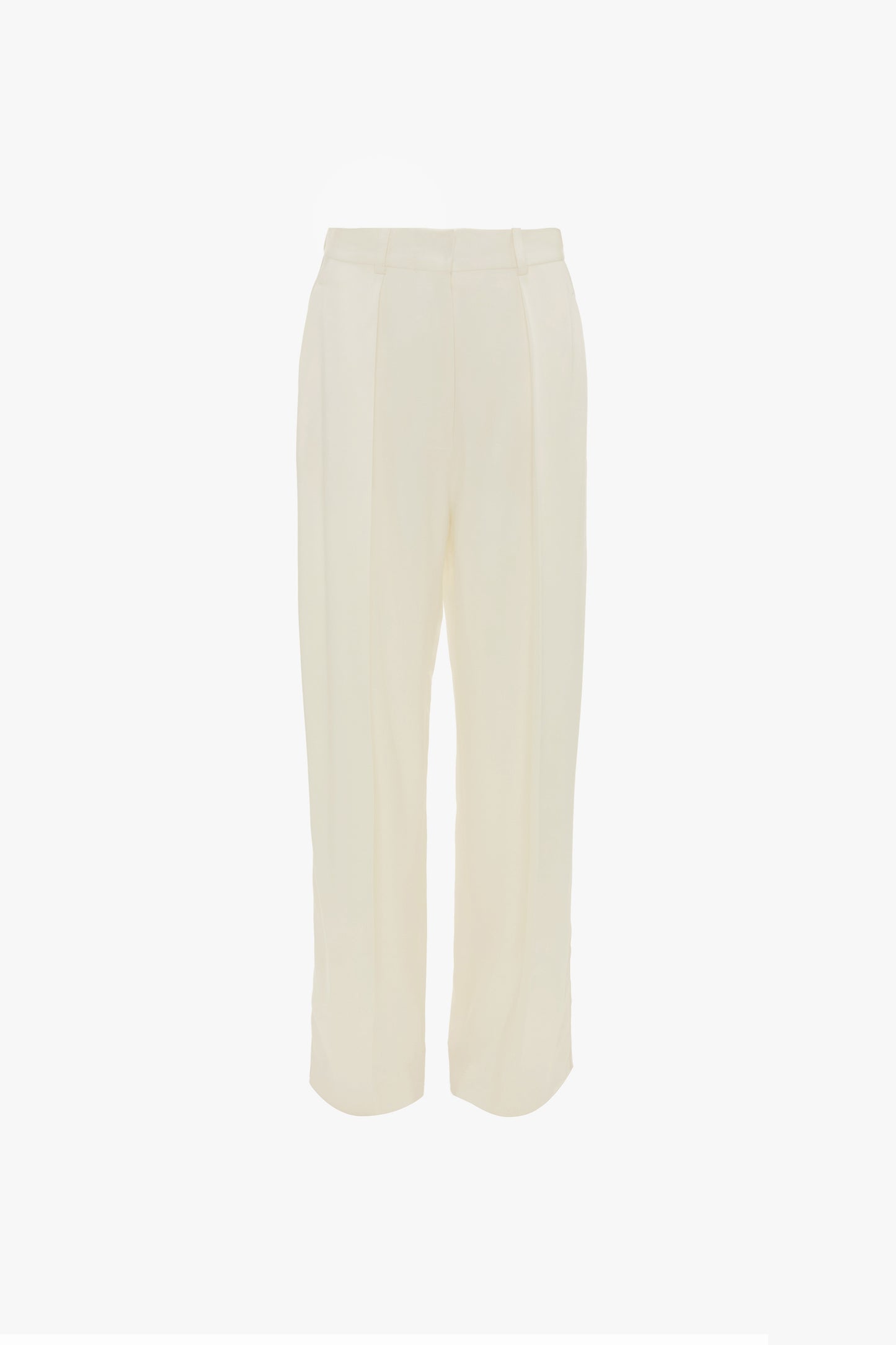 Wide Leg Trouser In Ivory