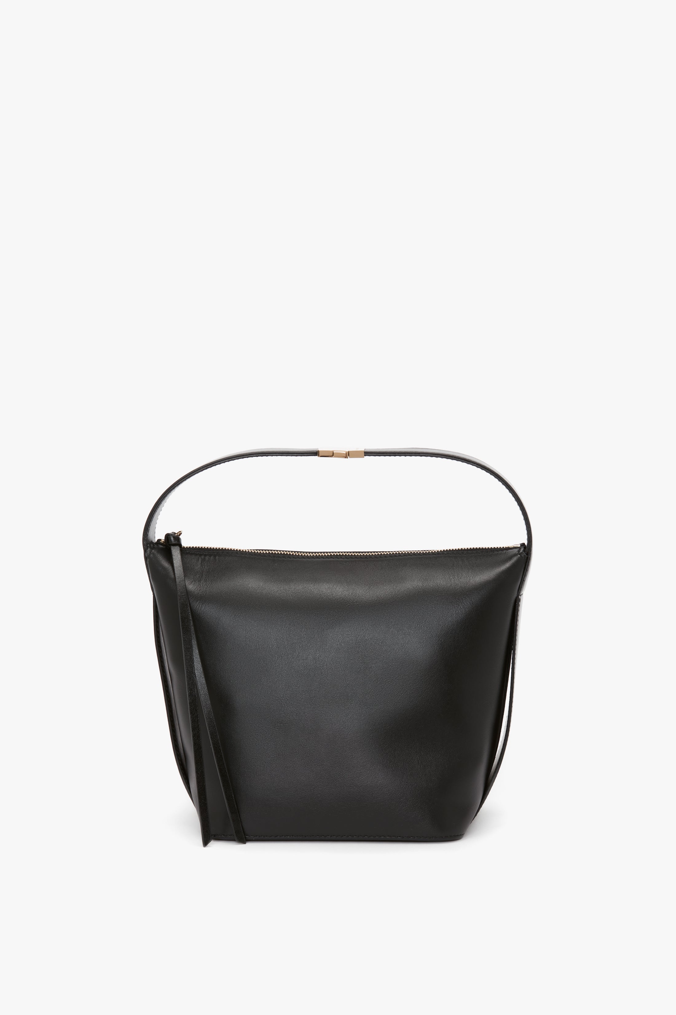 Victoria, Victoria Beckham Black Leather Medium Shoulder Bag
