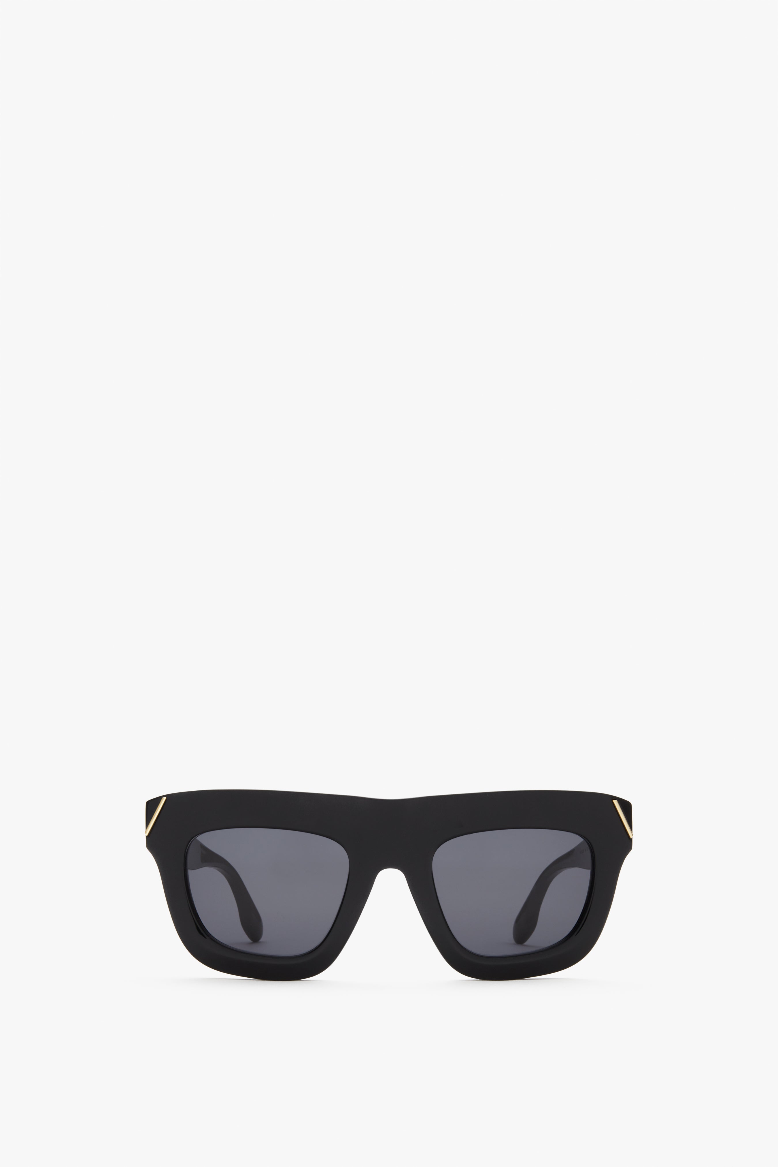 All Black Square Cat Eye Sunglasses