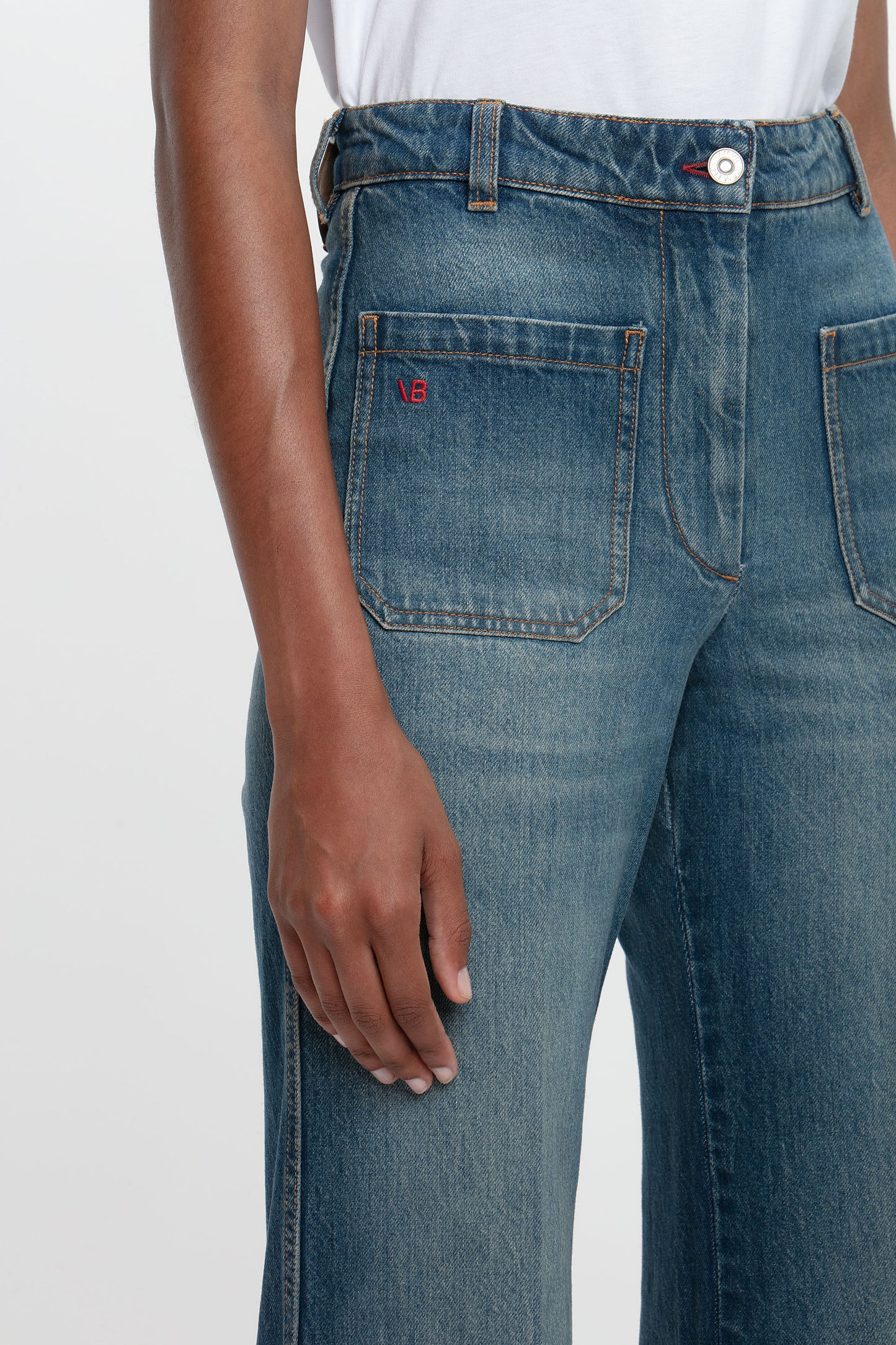Alina Stretch Jean In Mid Blue