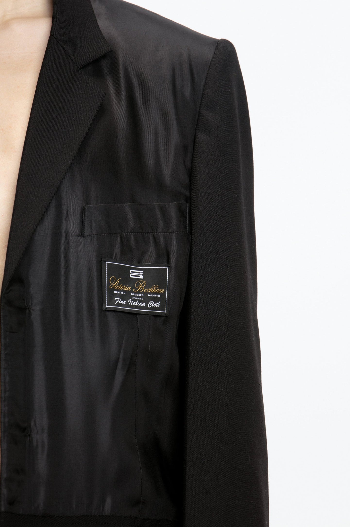 Fluid Panel Jacket In Black