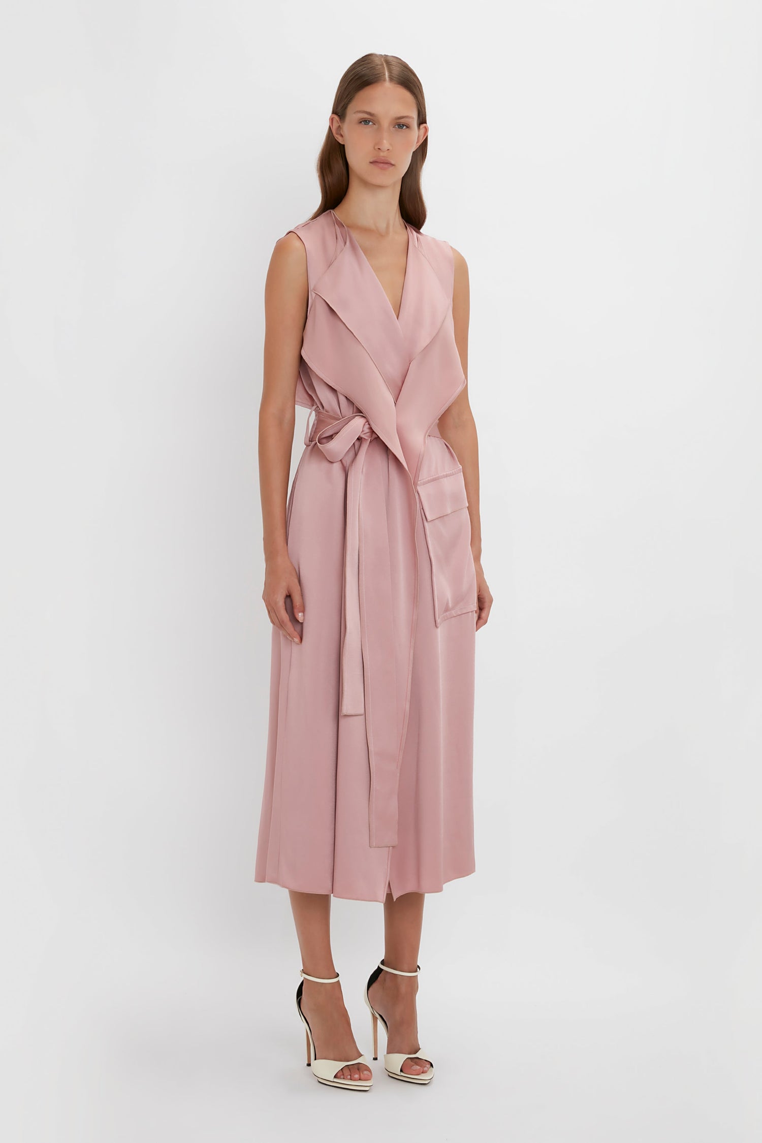 Silk hotsell trench dress