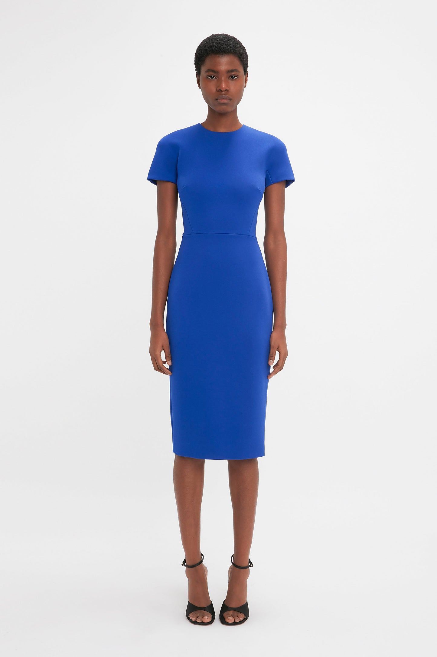 Fitted T-Shirt Dress In Palace Blue