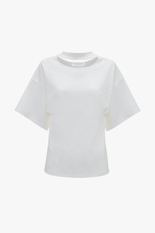 Bonded Jersey Tee In White