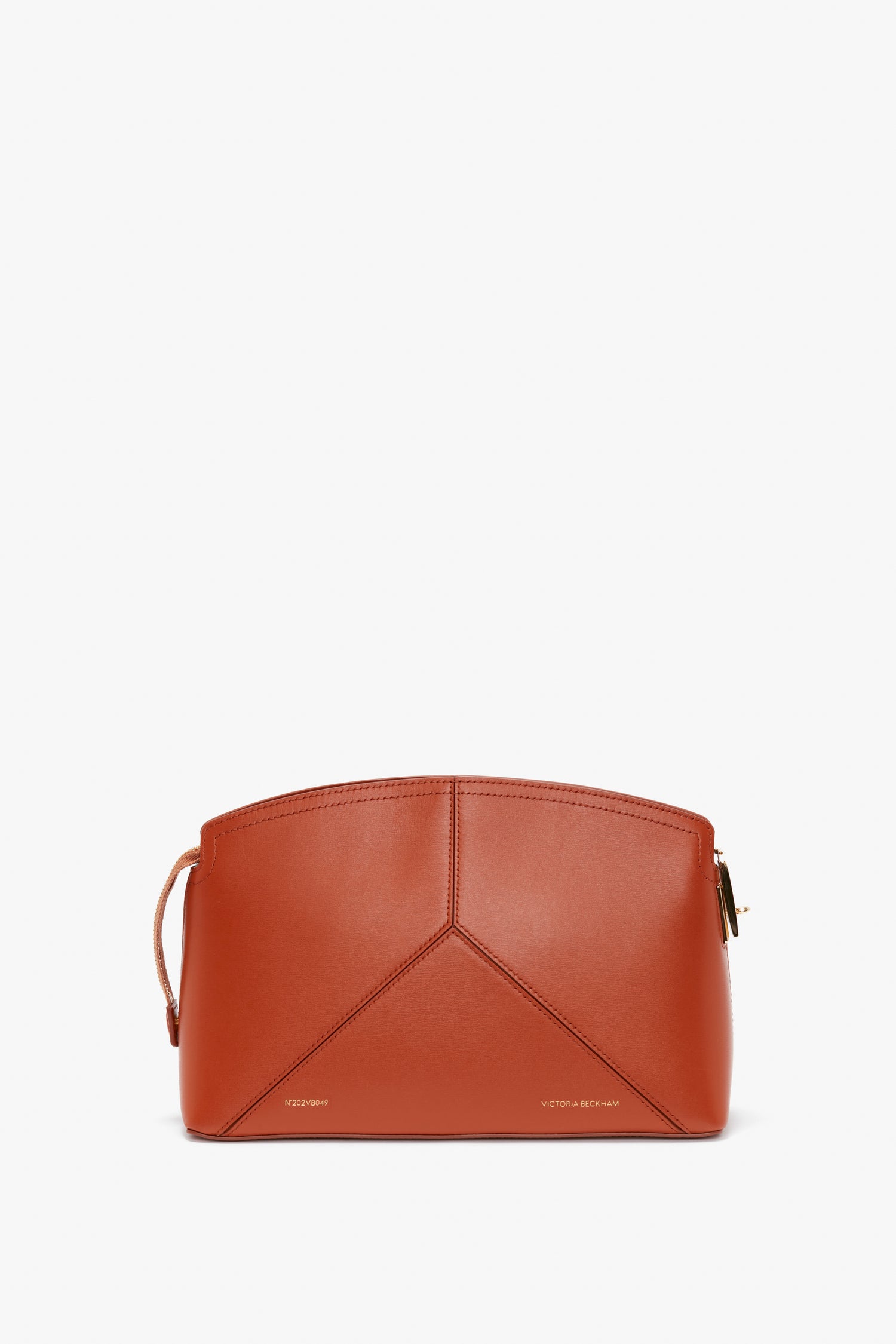 Tan leather clutch Clearance