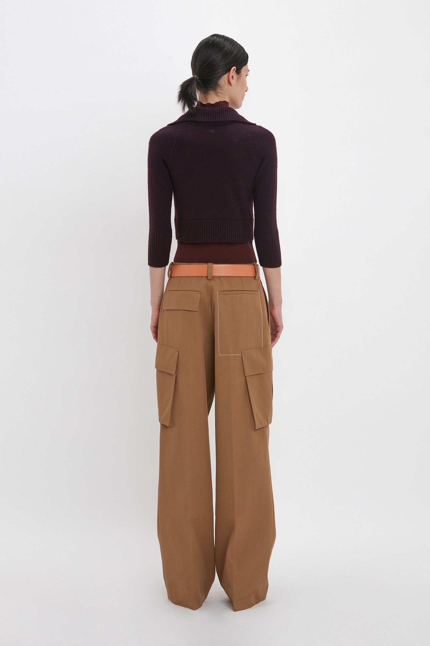 Relaxed Cargo Trouser In Tobacco