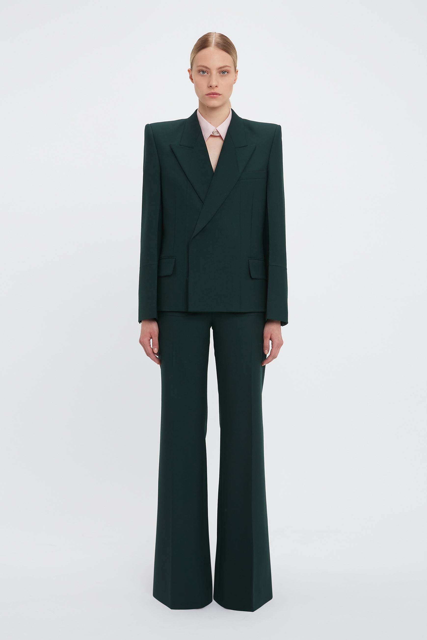 Alina Tailored Trouser In Seaweed