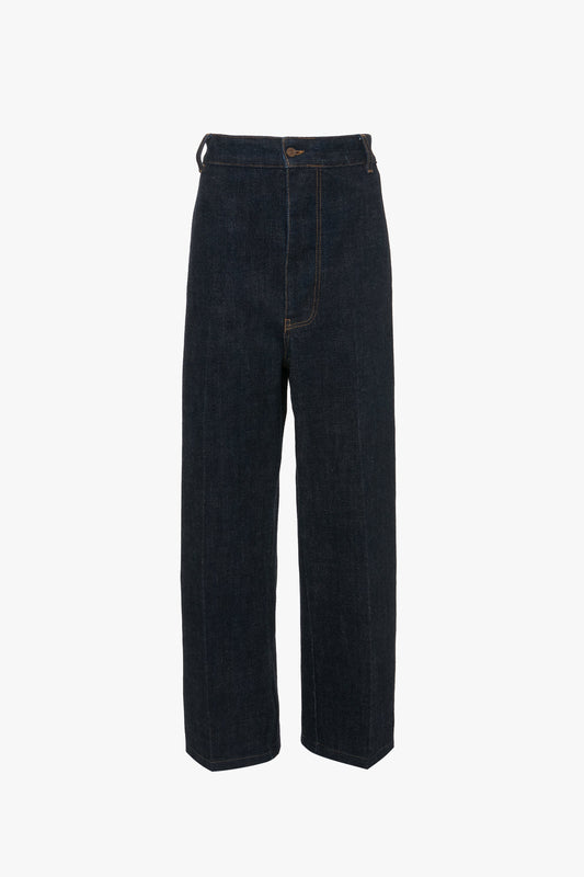 Cargo Jean In Dark Indigo Rinse