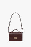 Mini Dorian Bag In Burgundy Smooth Leather