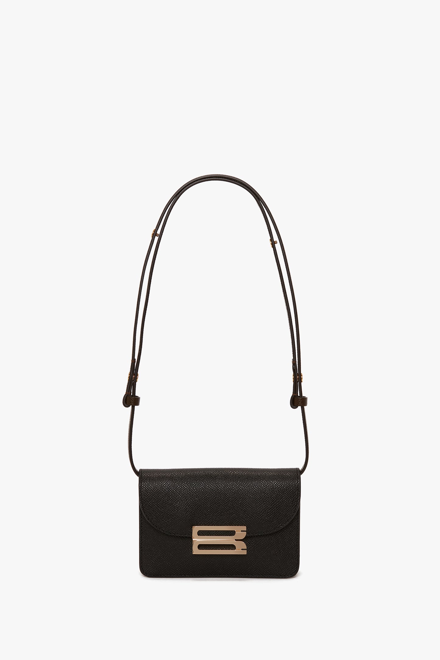 Nano Dorian Bag In Black Grained Leather