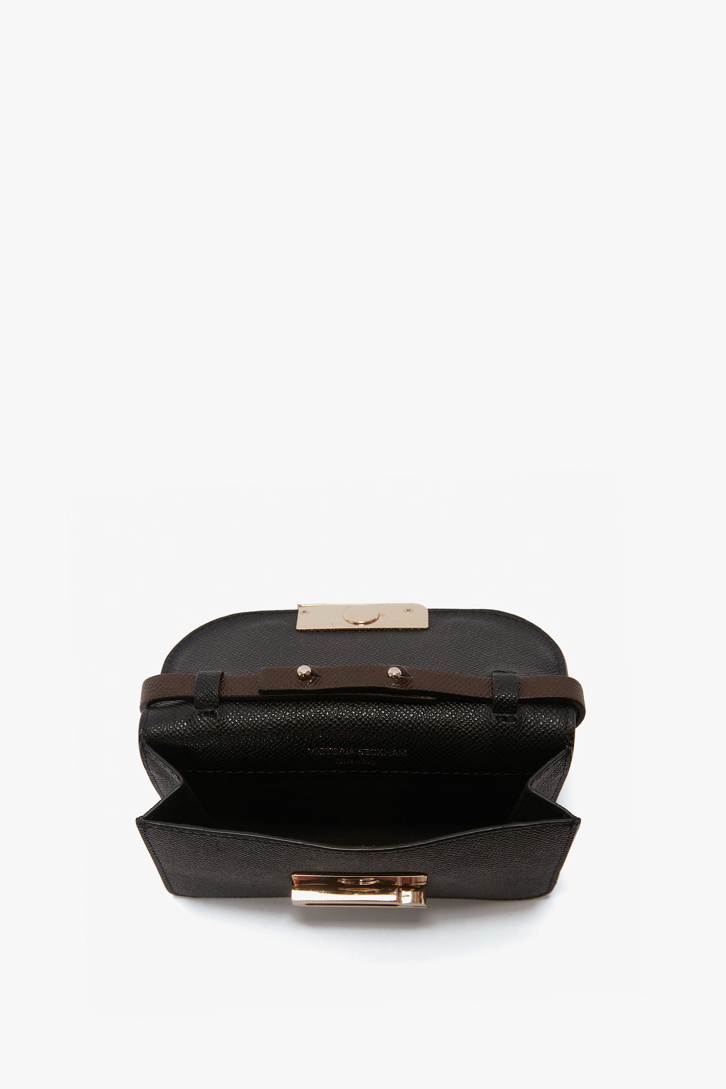 Nano Dorian Bag In Black Grained Leather