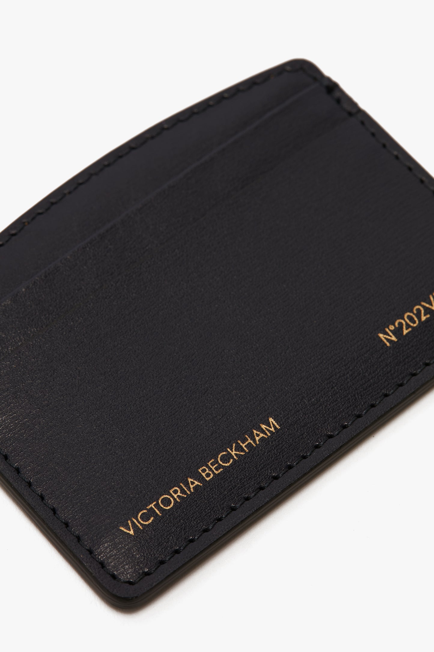 Exclusive Victoria Card Holder In Navy Leather