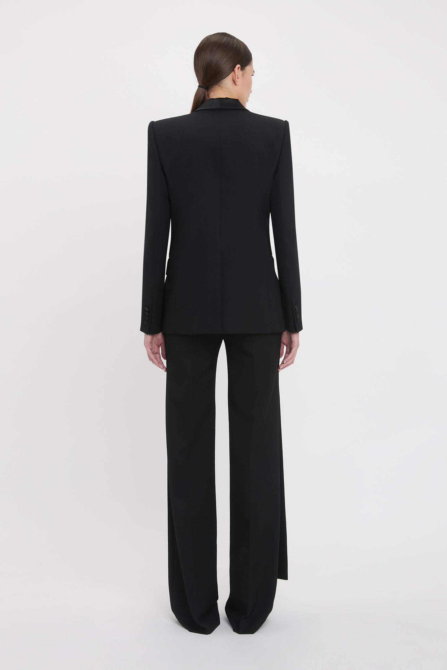 Shawl Collar Tuxedo Jacket In Black