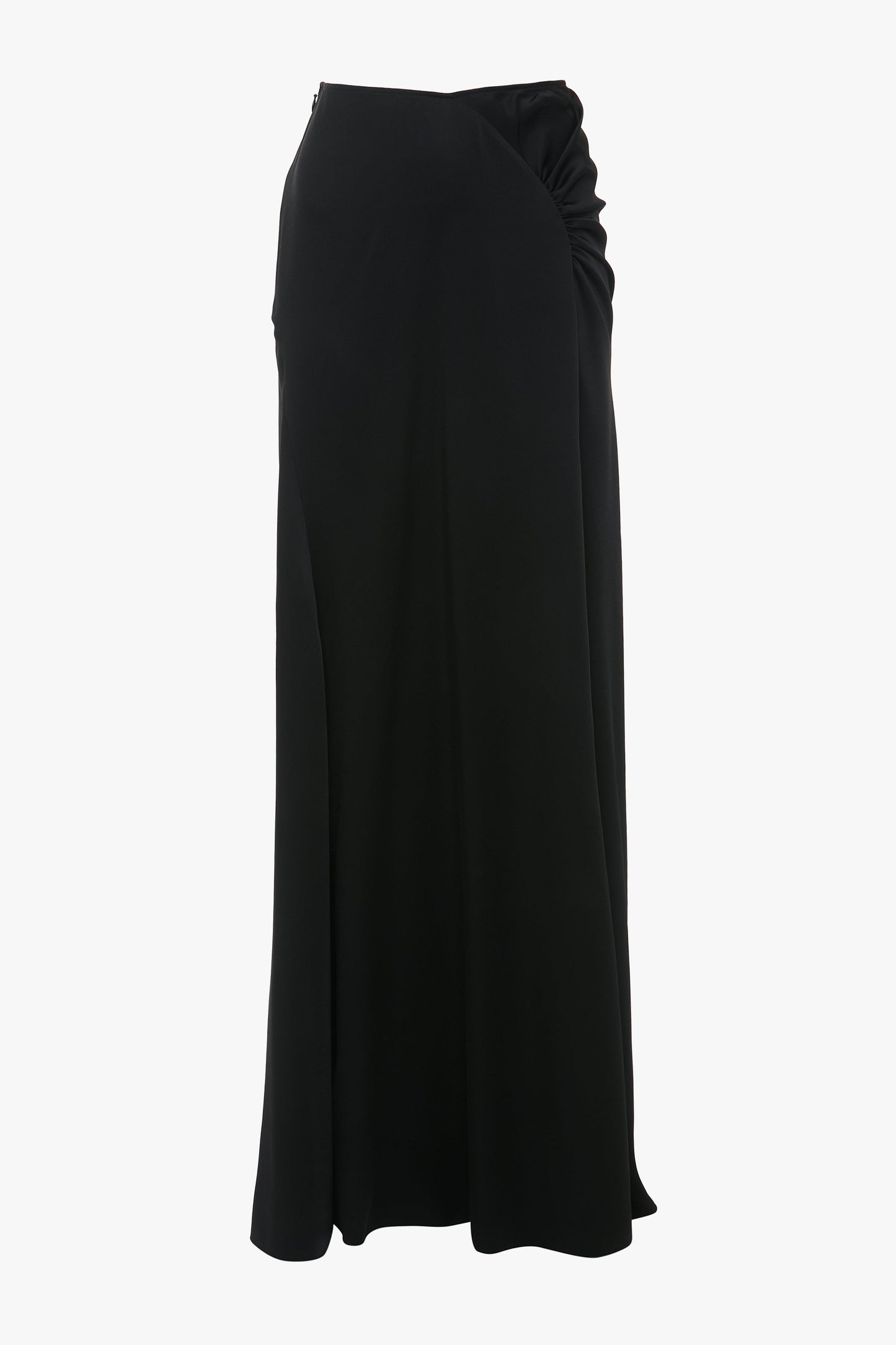 Floor-Length Panelled Skirt In Black