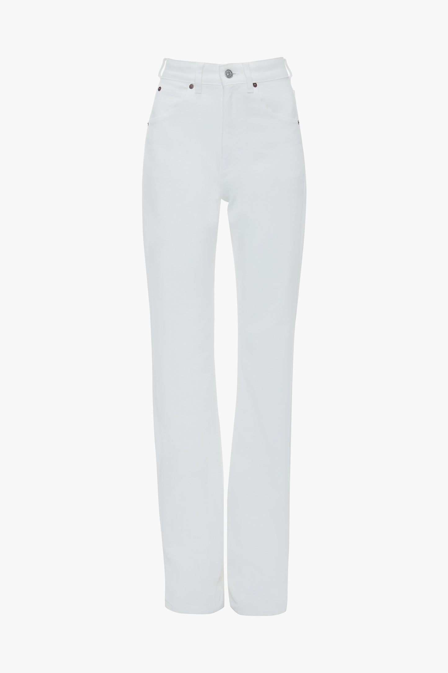 Julia High Waisted Jean In Washed White