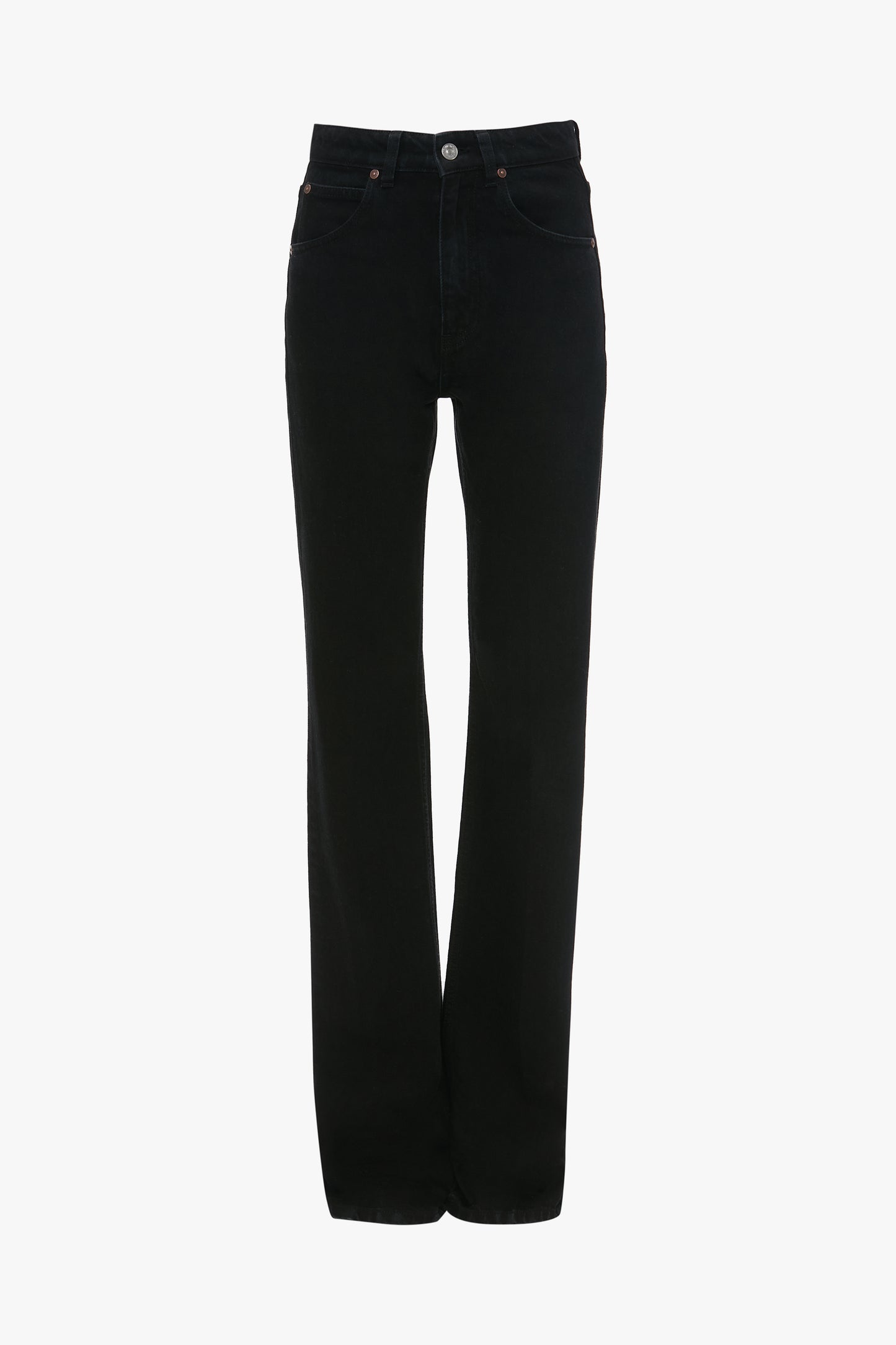Julia High Waisted Stretch Jean In Washed Black