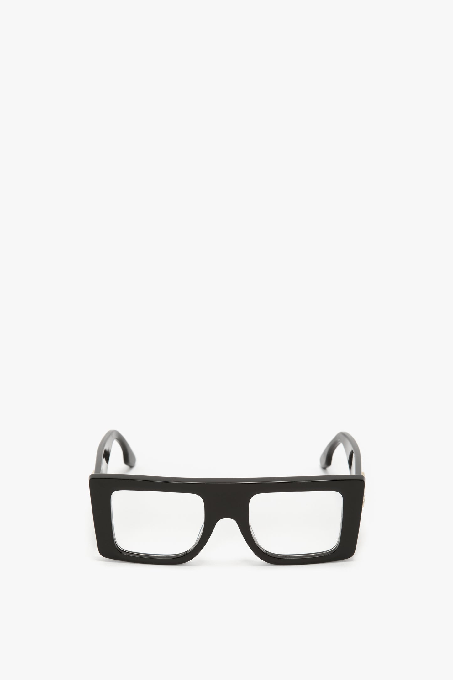 Oversized Flat Top Opticals In Black