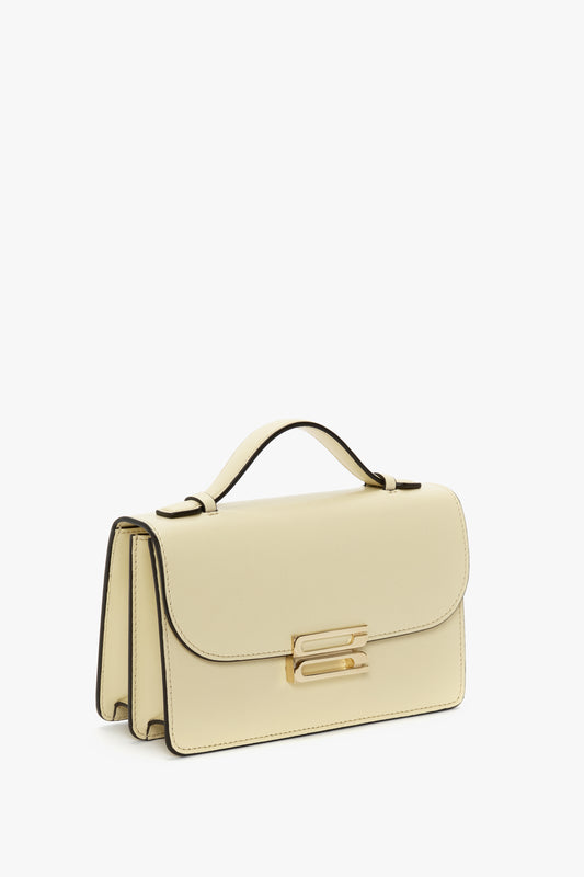 Mini Dorian Bag In Ivory Smooth Leather