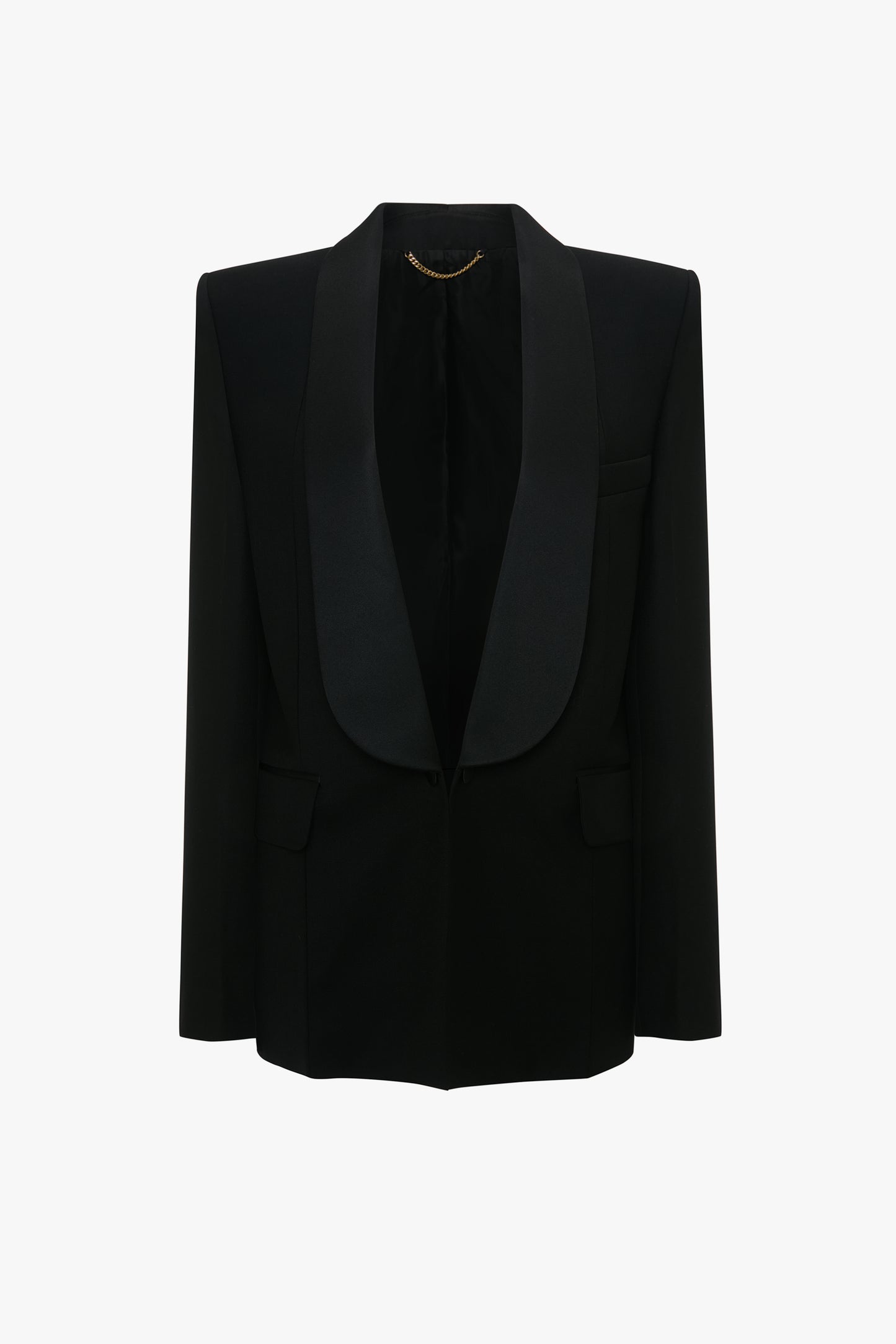 Shawl Collar Tuxedo Jacket In Black