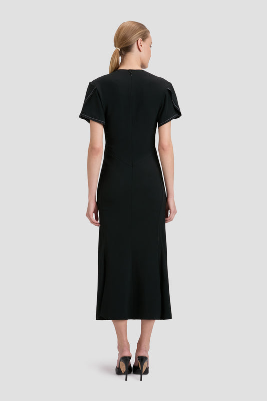 【送料&関税込】The Row Beauvoir V-neck Midi Dress The Row Beauvoir V-neck Midi Dress | italist