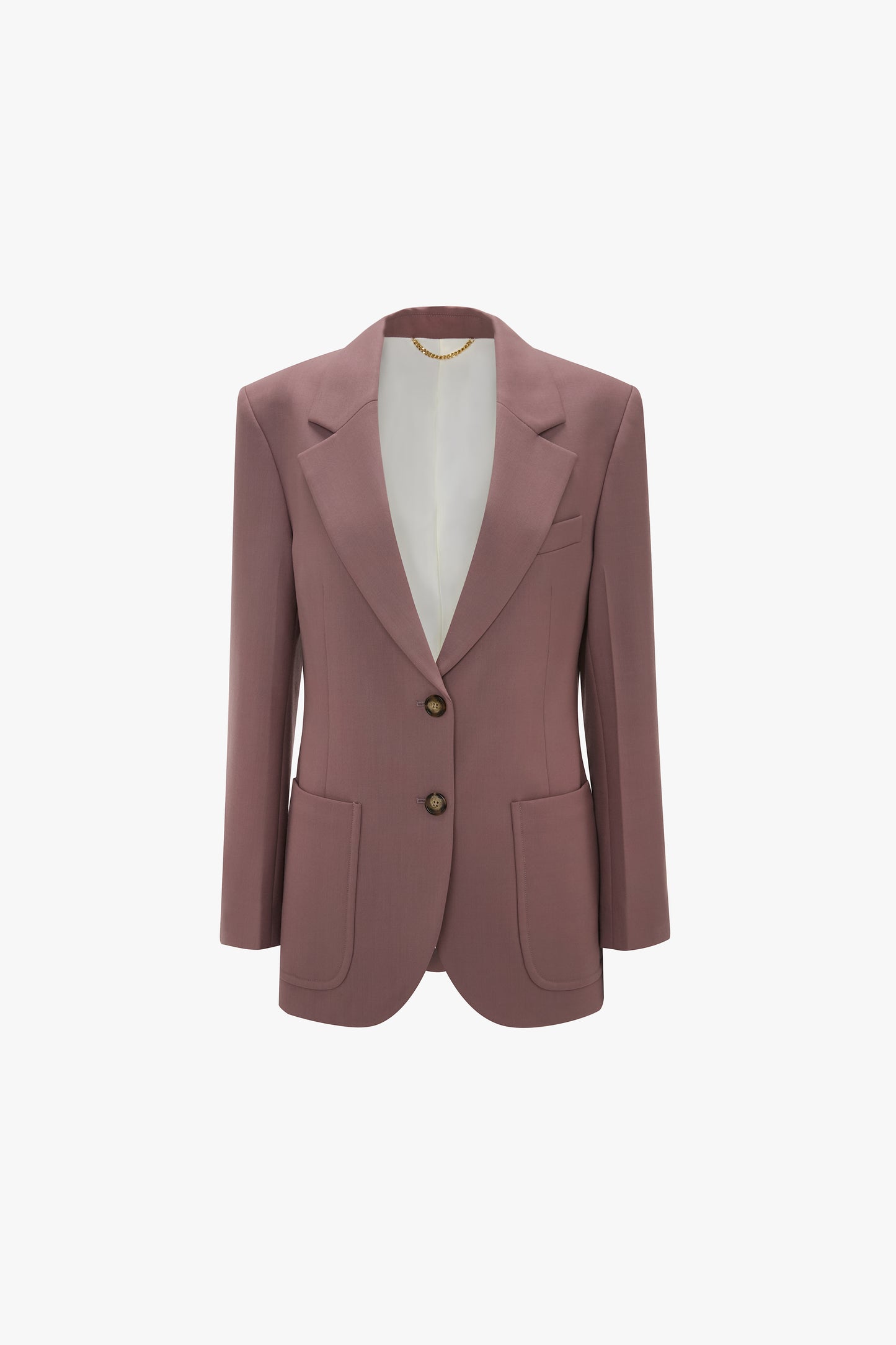 Patch Pocket Jacket In Mauve