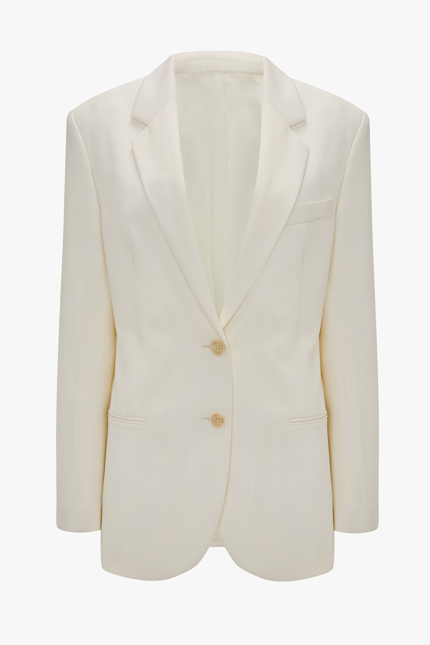 Classic Tailored Jacket In Ivory