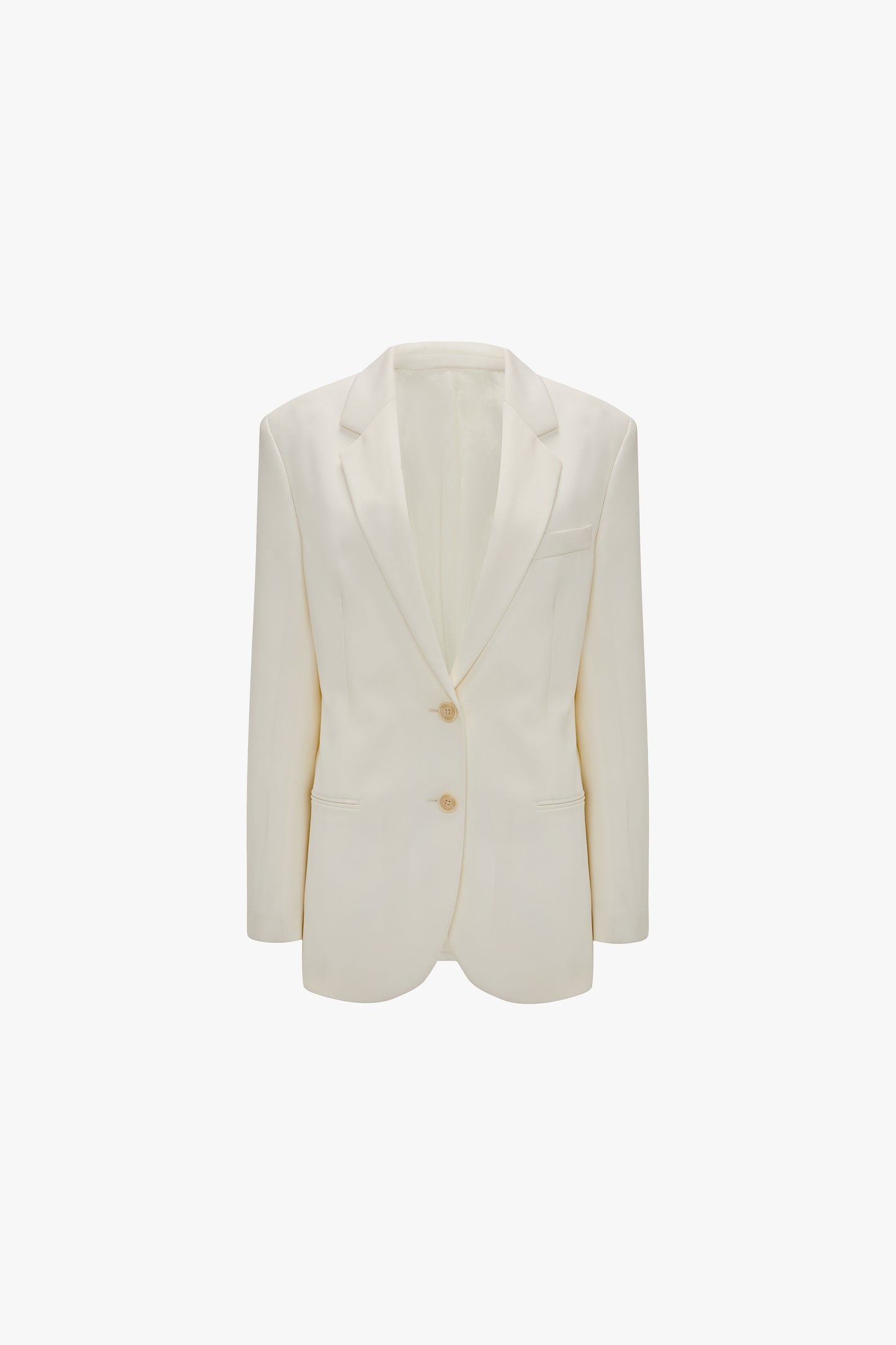 Classic Tailored Jacket In Ivory