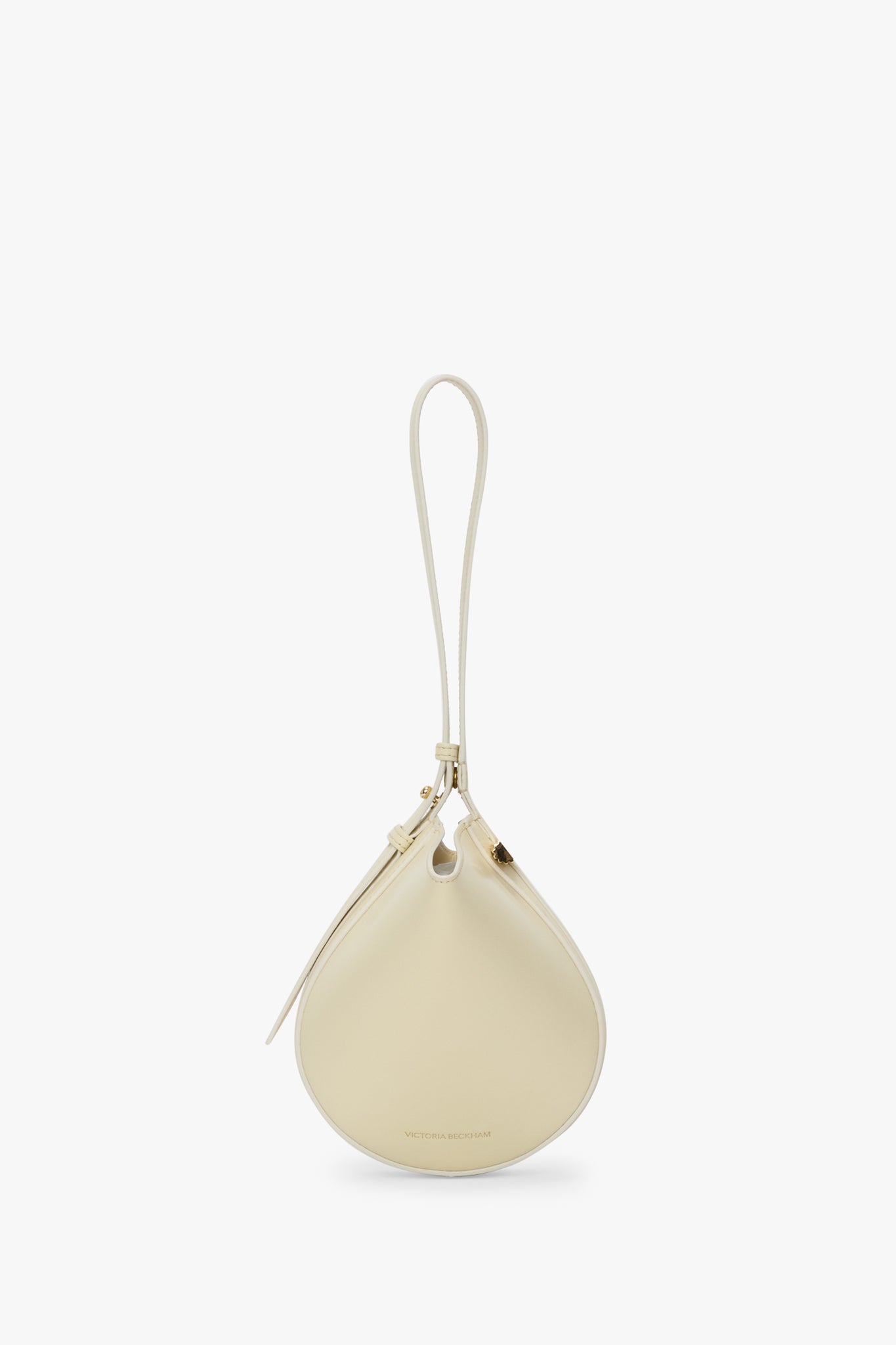 Mini Dia Pouch In Ivory Smooth Leather