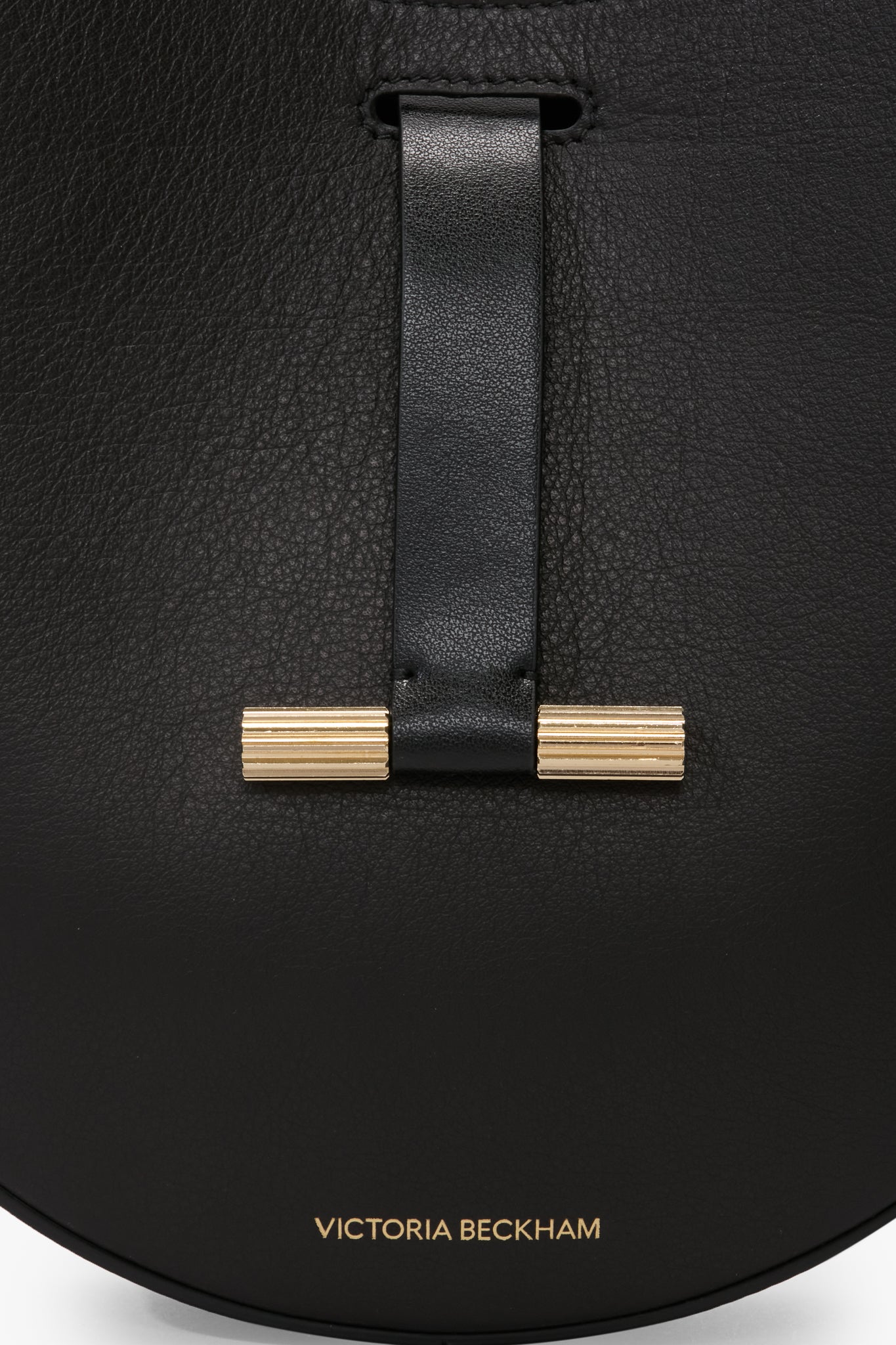 Dia Crossbody Bag In Black Smooth Leather