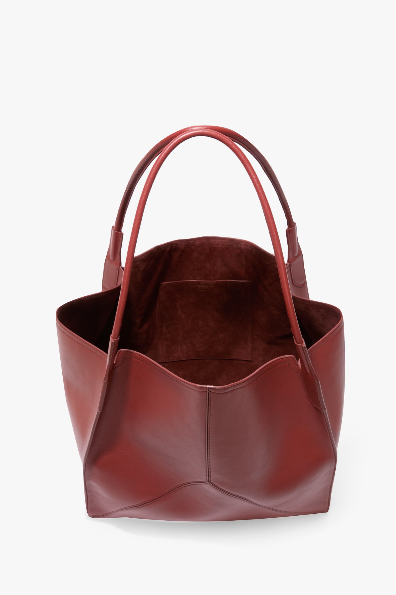 Victoria Tote In Brick Red Soft Leather – Victoria Beckham Inc