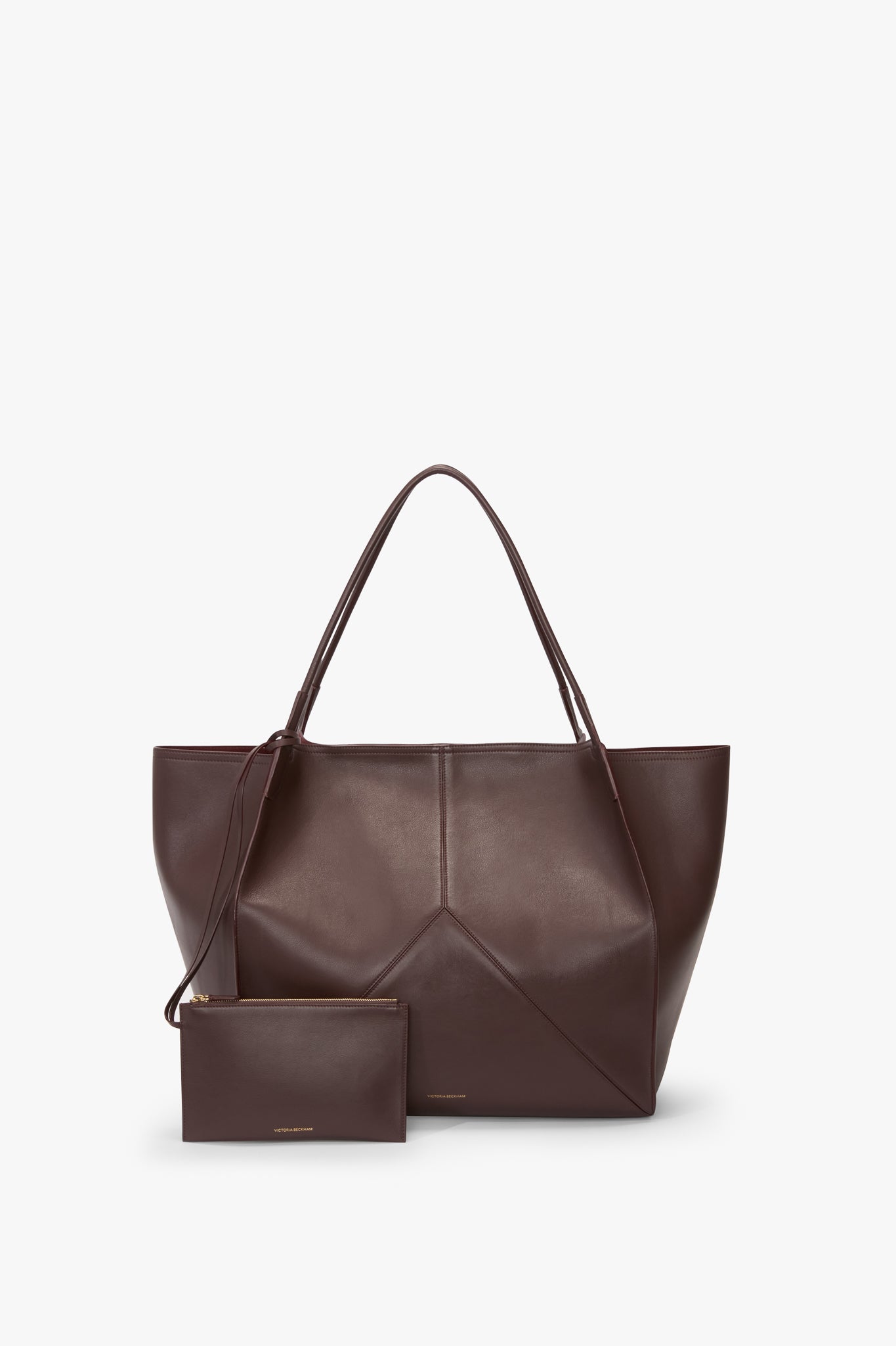 XL Victoria Tote In Burgundy Soft Leather – Victoria Beckham Inc