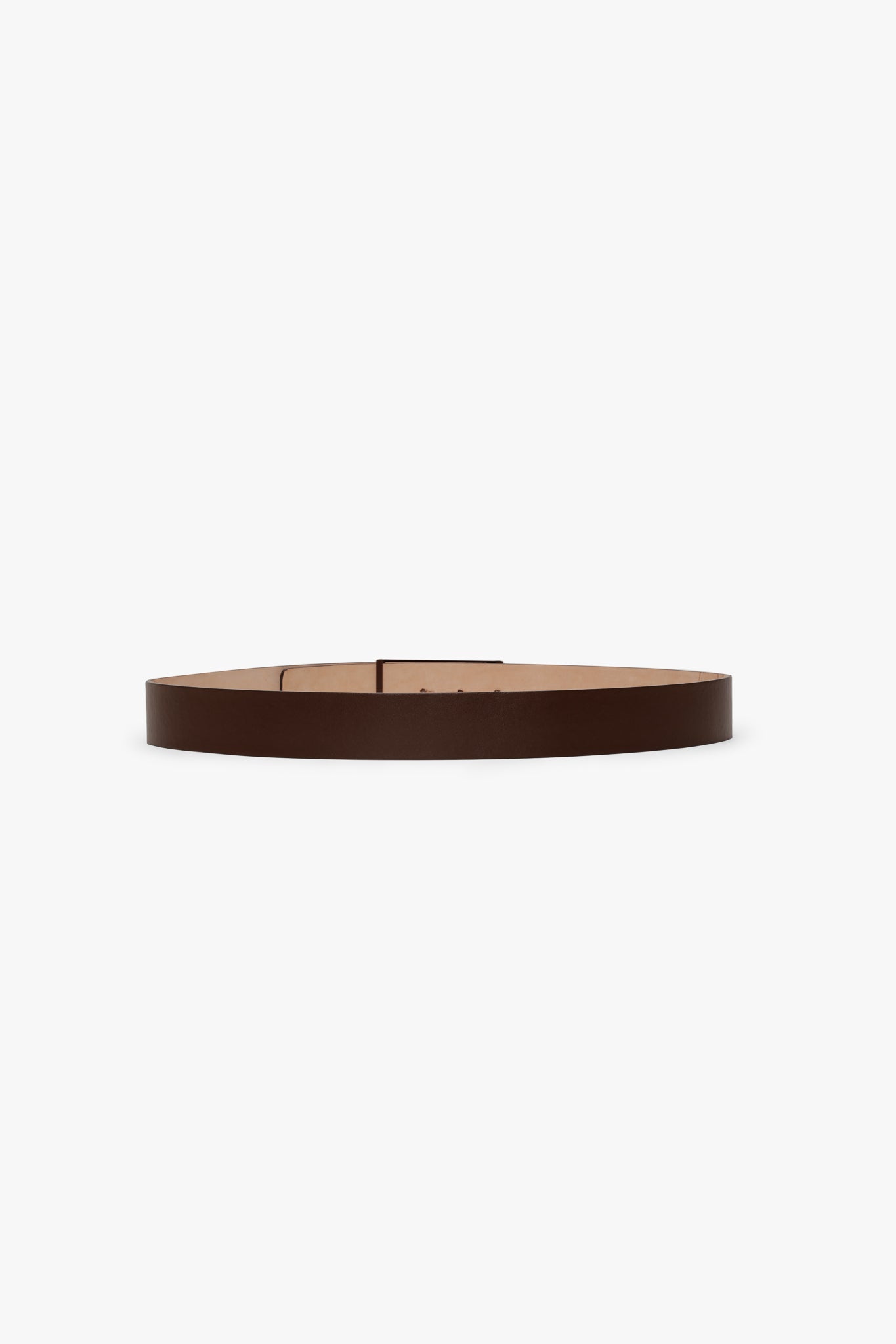ベルト Victoria Beckham Jumbo Frame Belt Jumbo Frame Belt In Brick Red Croc Embossed Leather