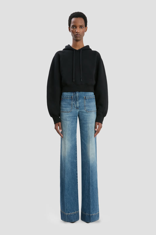 VVB Victoria Beckham フリルスリーブ Tシャツ Mサイズ Designer Women's T-Shirts and Sweatshirts | Victoria Beckham