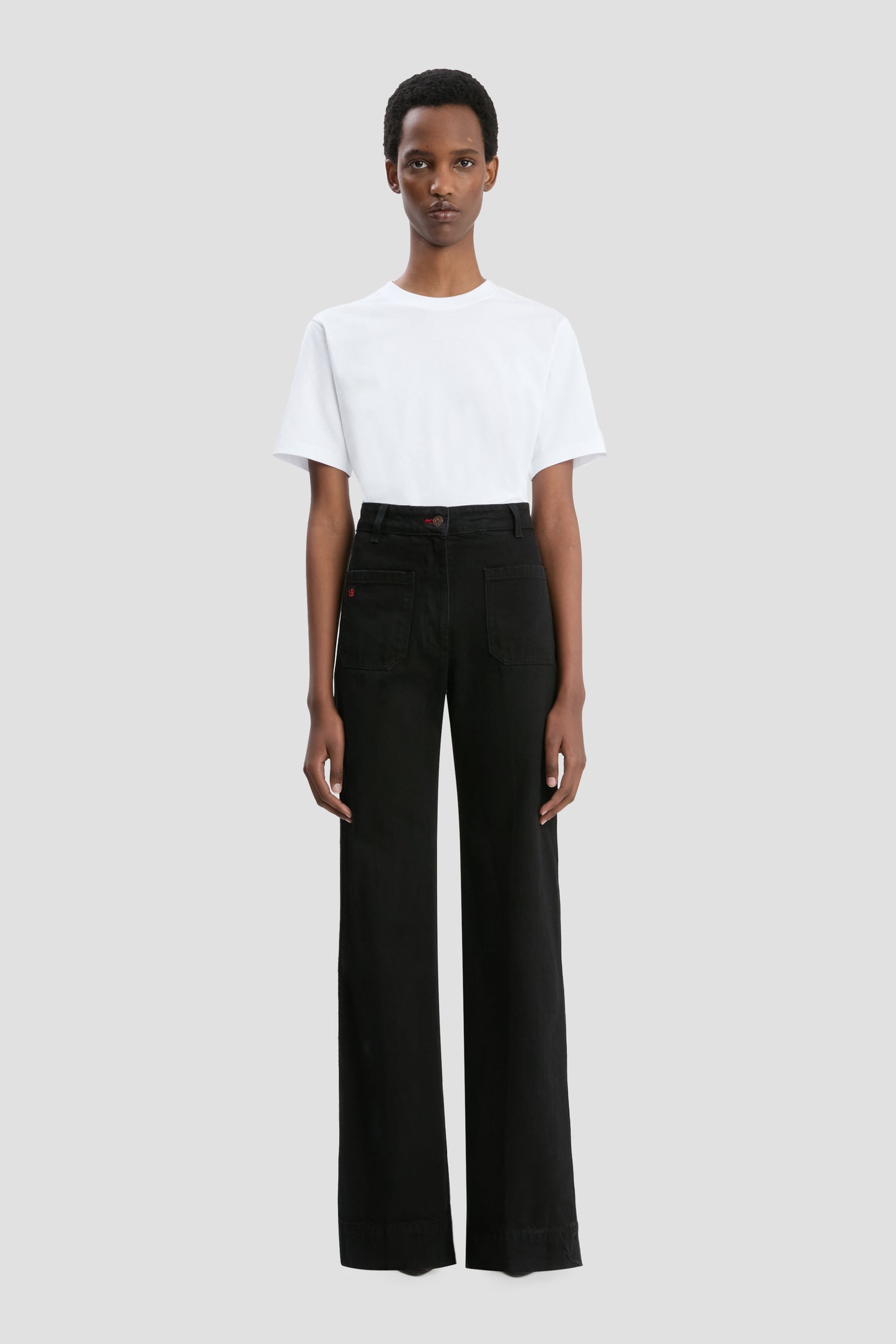 Alina High Waisted Jean In Washed Black
