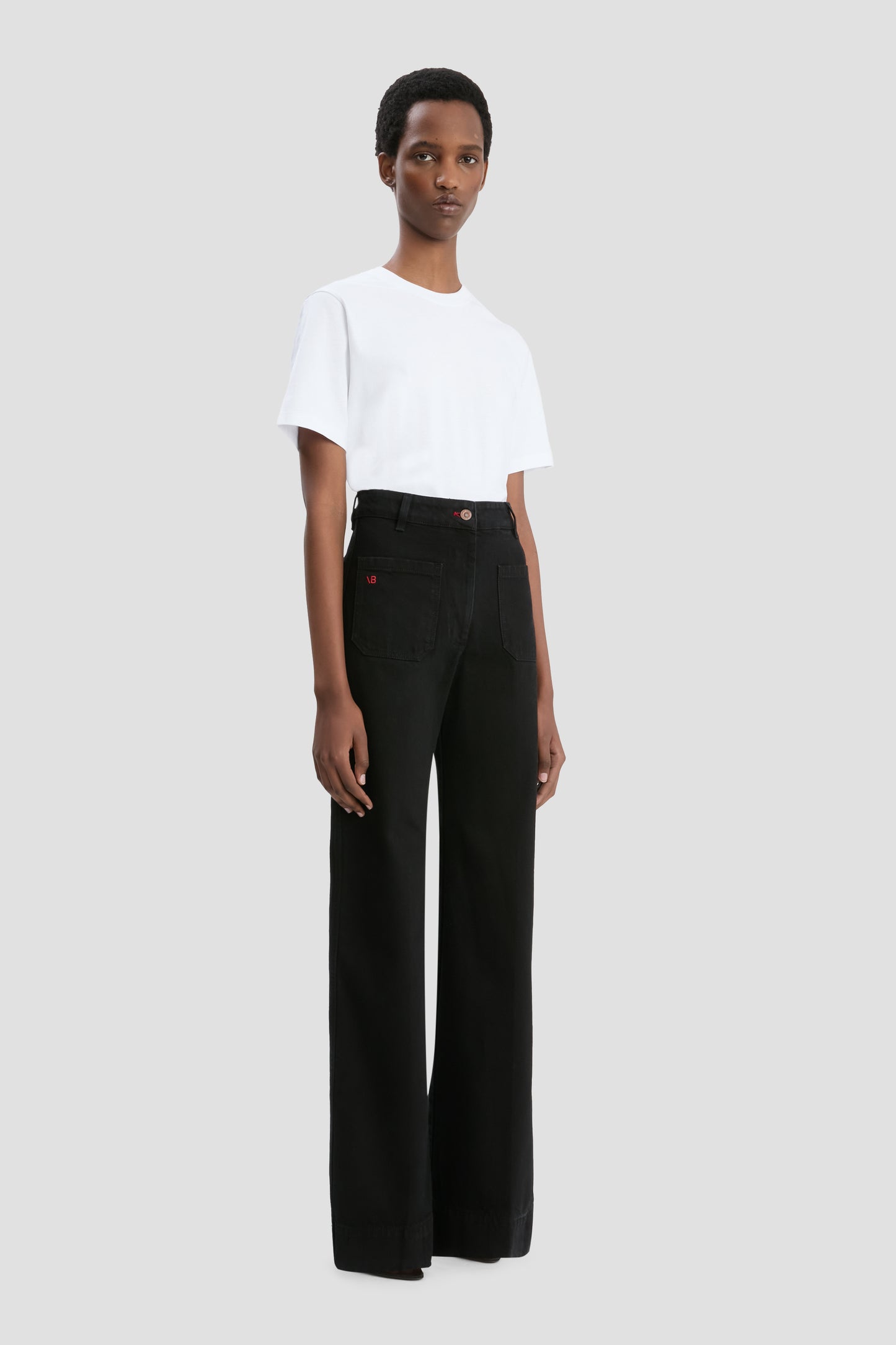 Alina High Waisted Jean In Washed Black
