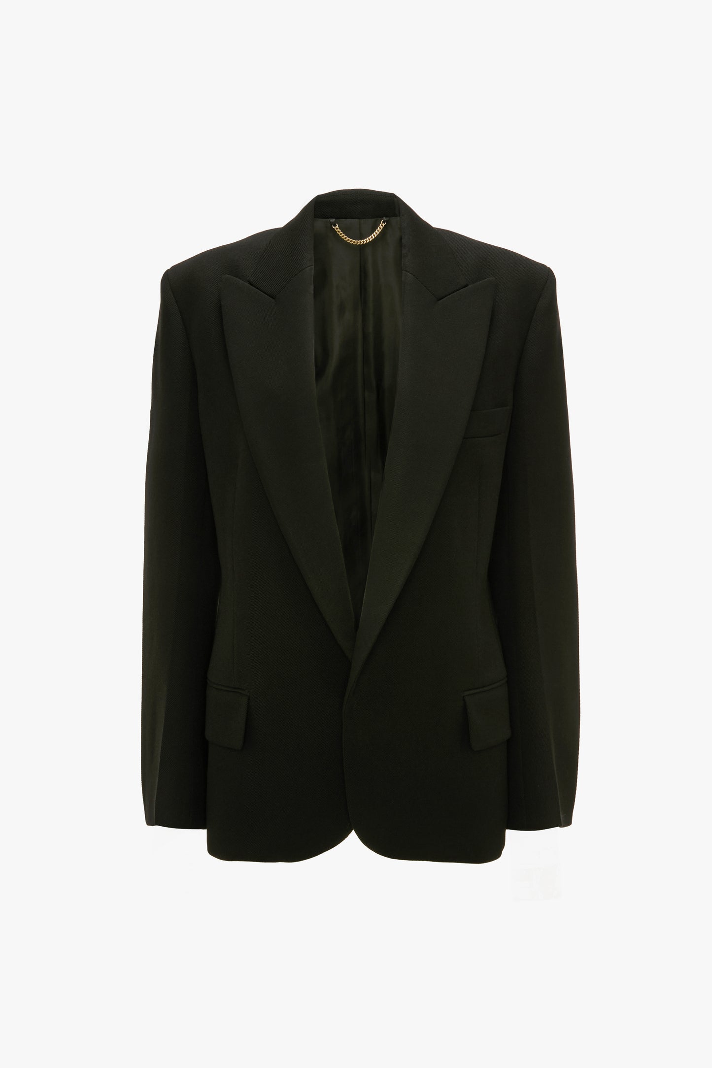 Sculptural Sleeve Jacket In Black