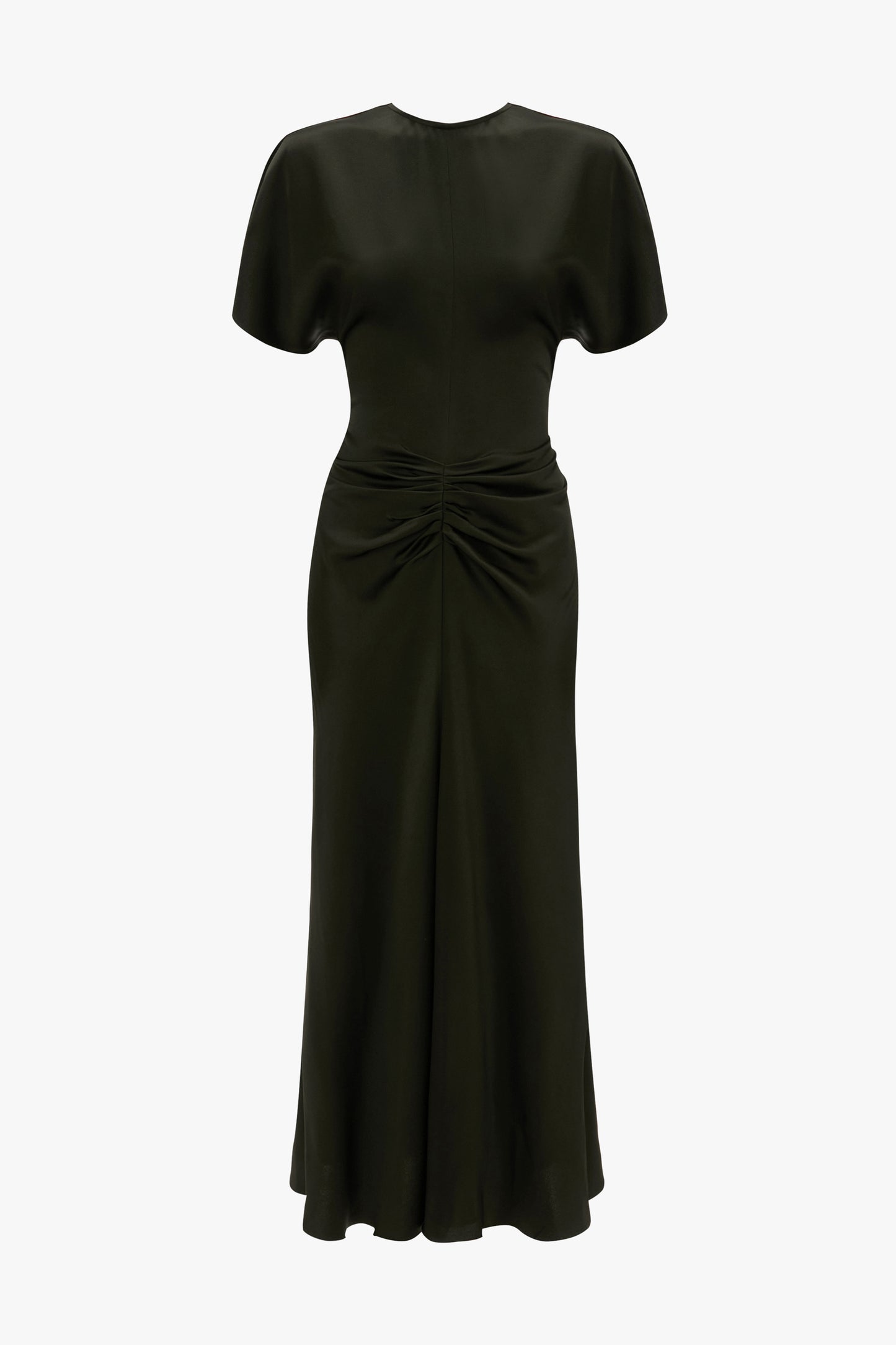 Bela Midi Dress In Dark Olive