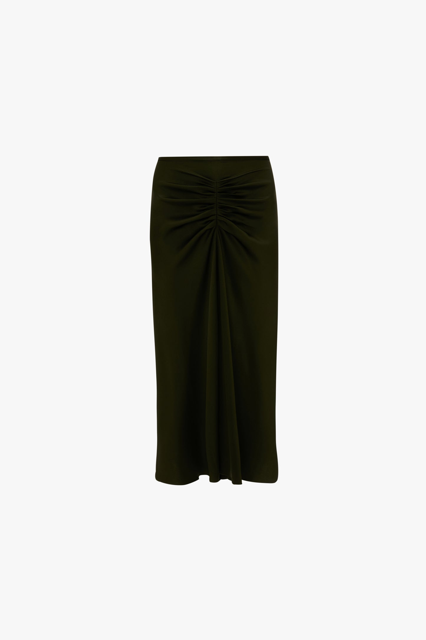 Bela Midi Skirt In Dark Olive