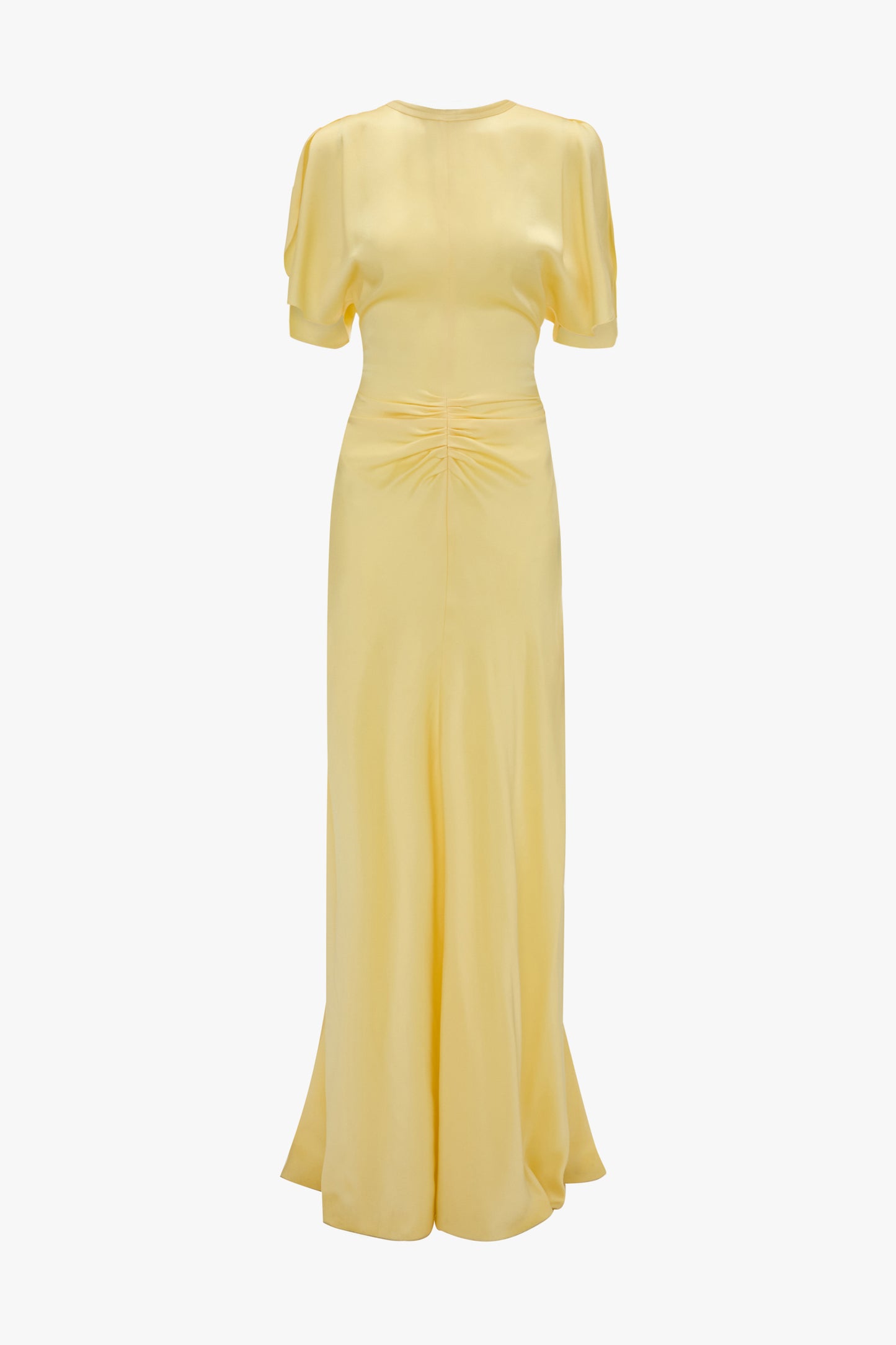 Bela Floor-Length Dress In Daffodil Yellow