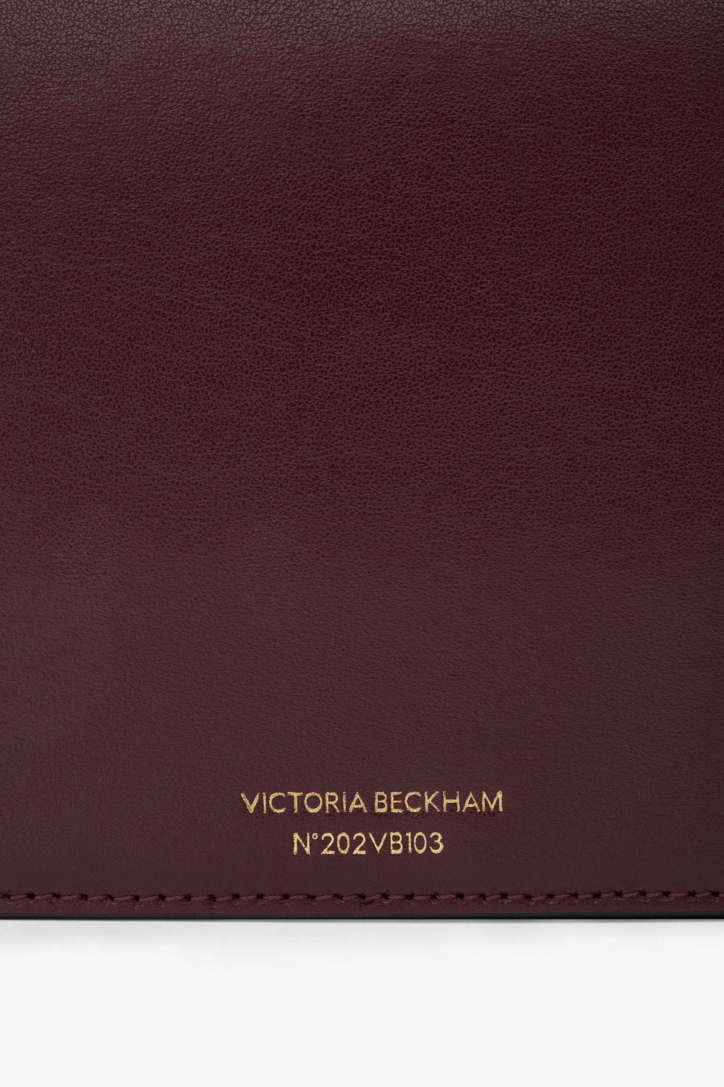 Dorian Pochette In Burgundy Smooth Leather