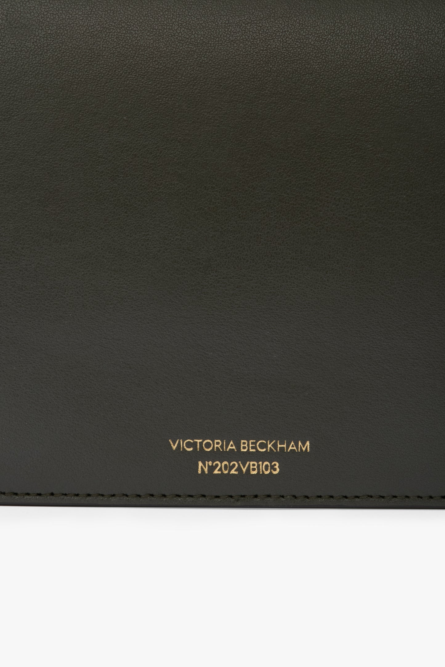 Dorian Pochette In Dark Olive Smooth Leather