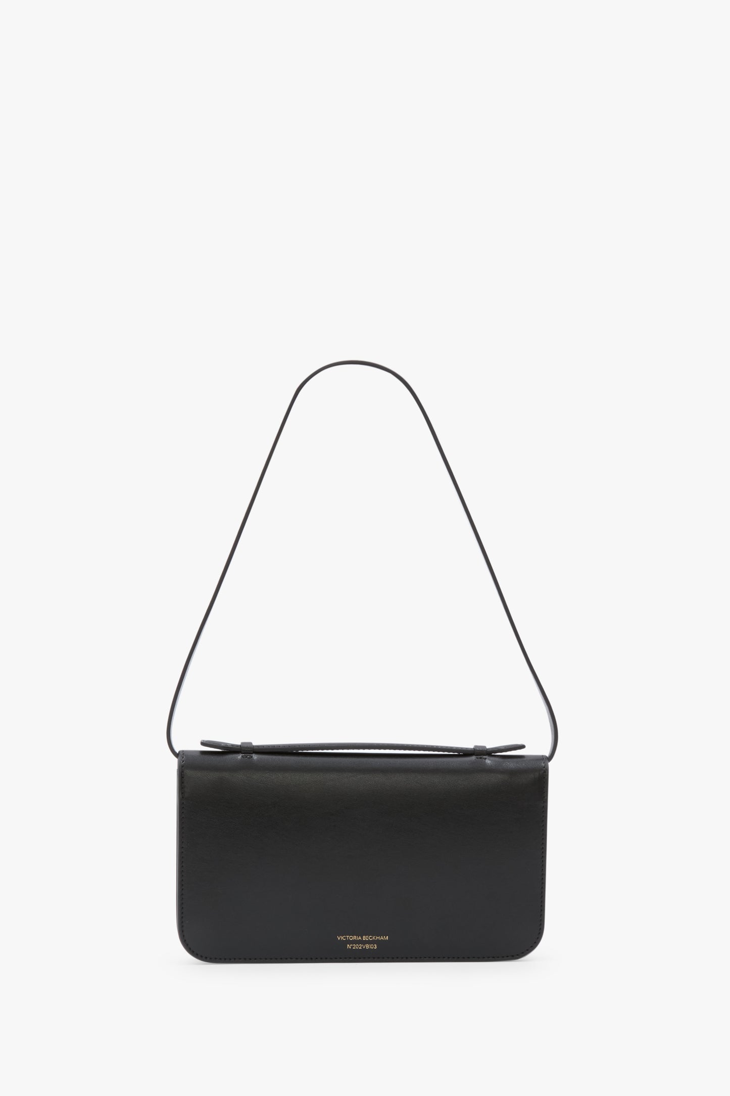 Dorian Pochette In Black Smooth Leather