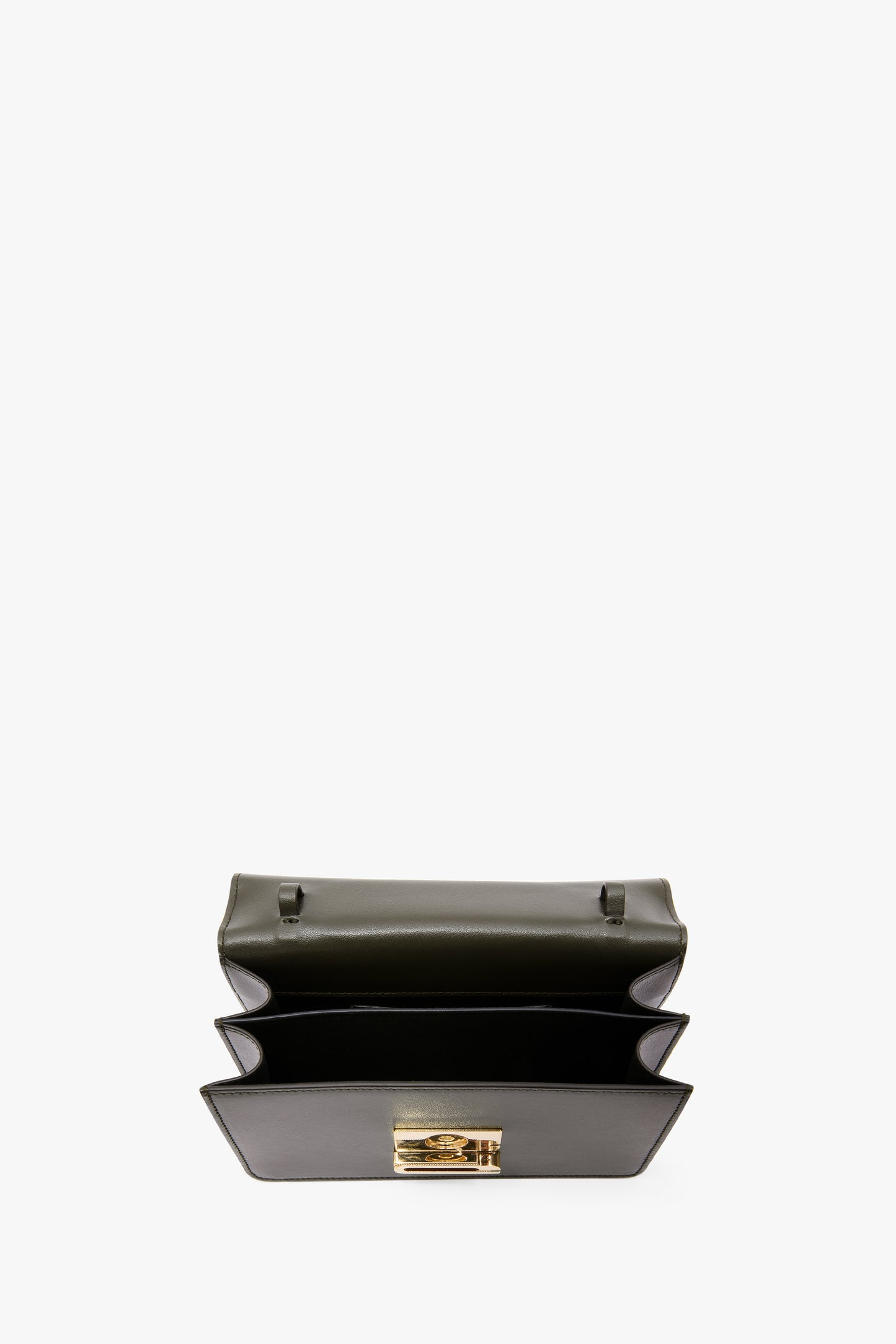 Mini Dorian Bag In Dark Olive Smooth Leather