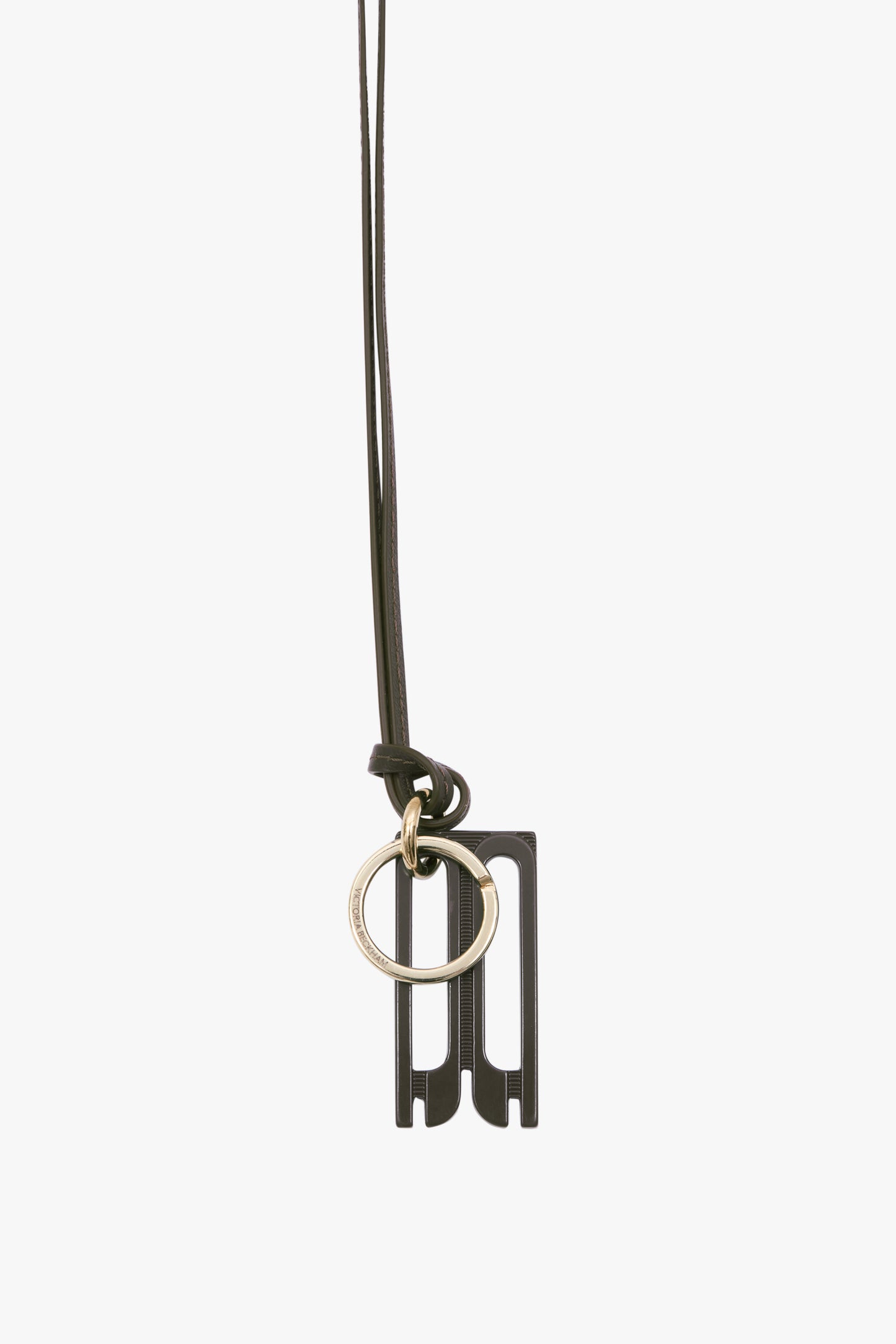 Dorian Keyring In Dark Olive