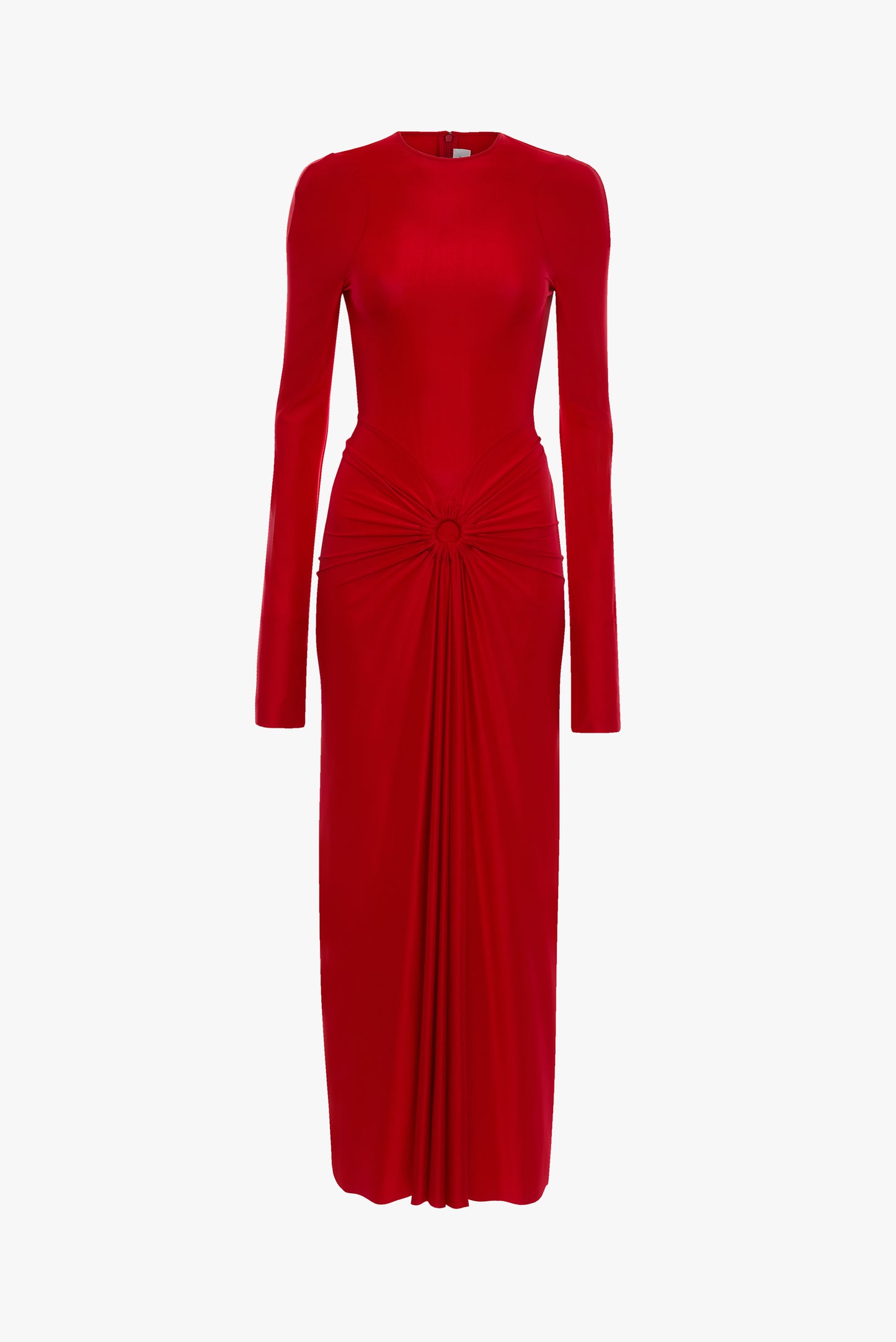 Frances Midi Dress In Cardinal Red