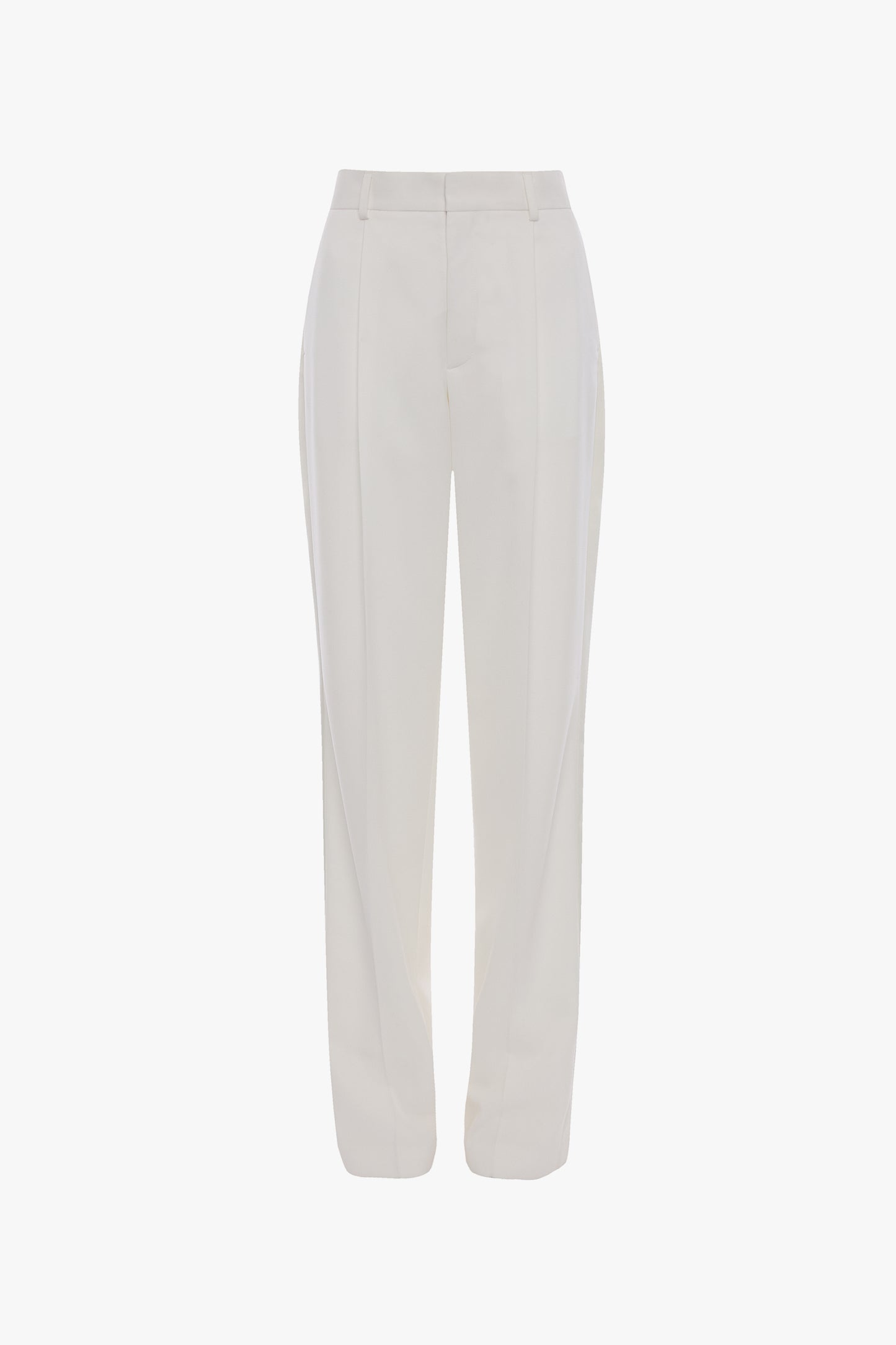 Straight Leg Tailored Trouser In Ivory