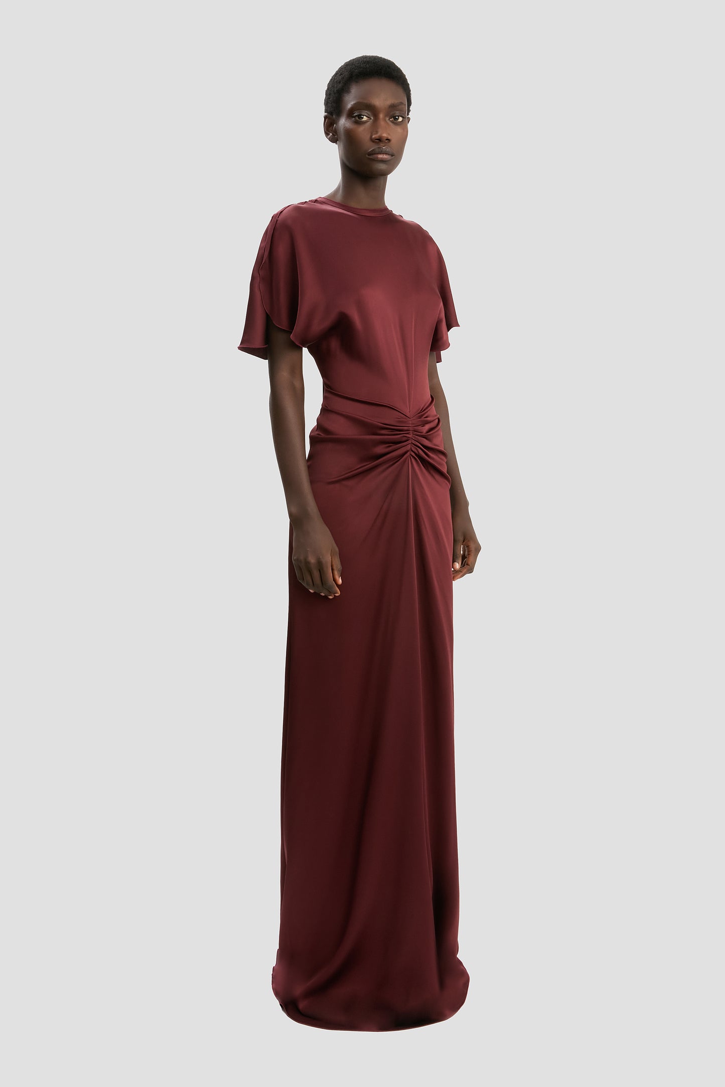 Isabella Gown In Cinnabar Red