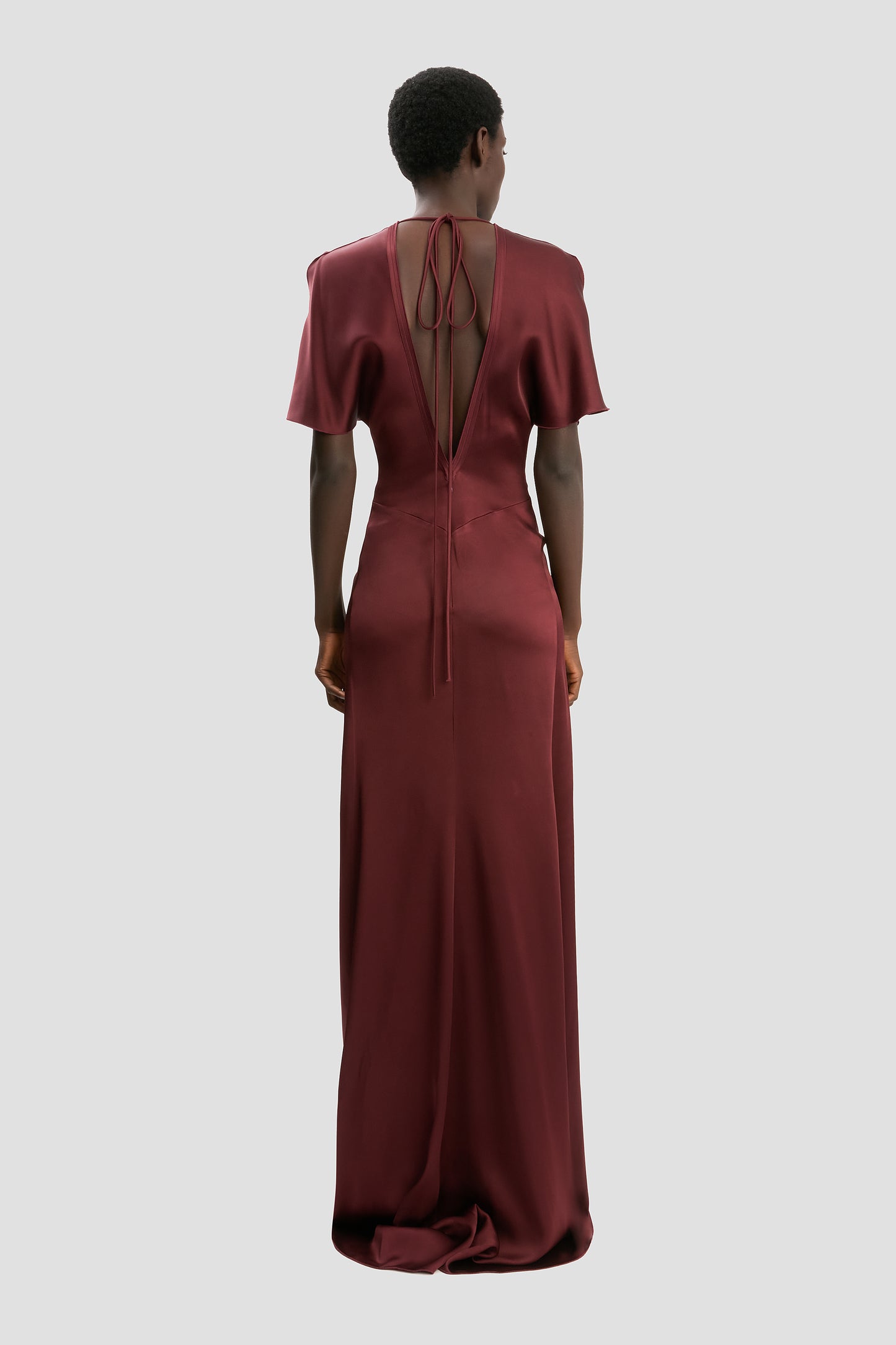 Isabella Gown In Cinnabar Red